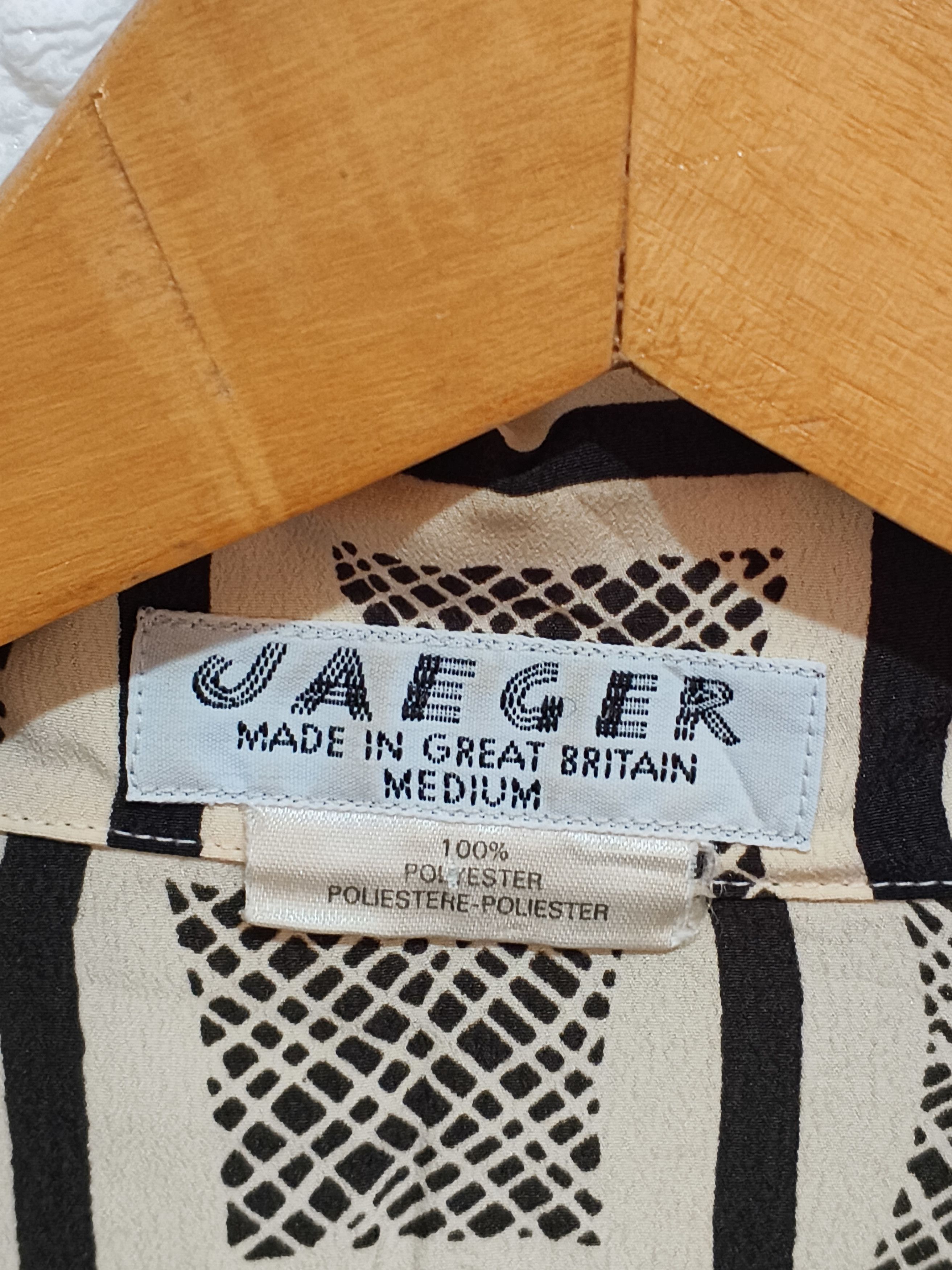 Jaeger JAEGER OPEN COLLAR BUTTON SHIRT Size US M / EU 48-50 / 2 - 3 Thumbnail
