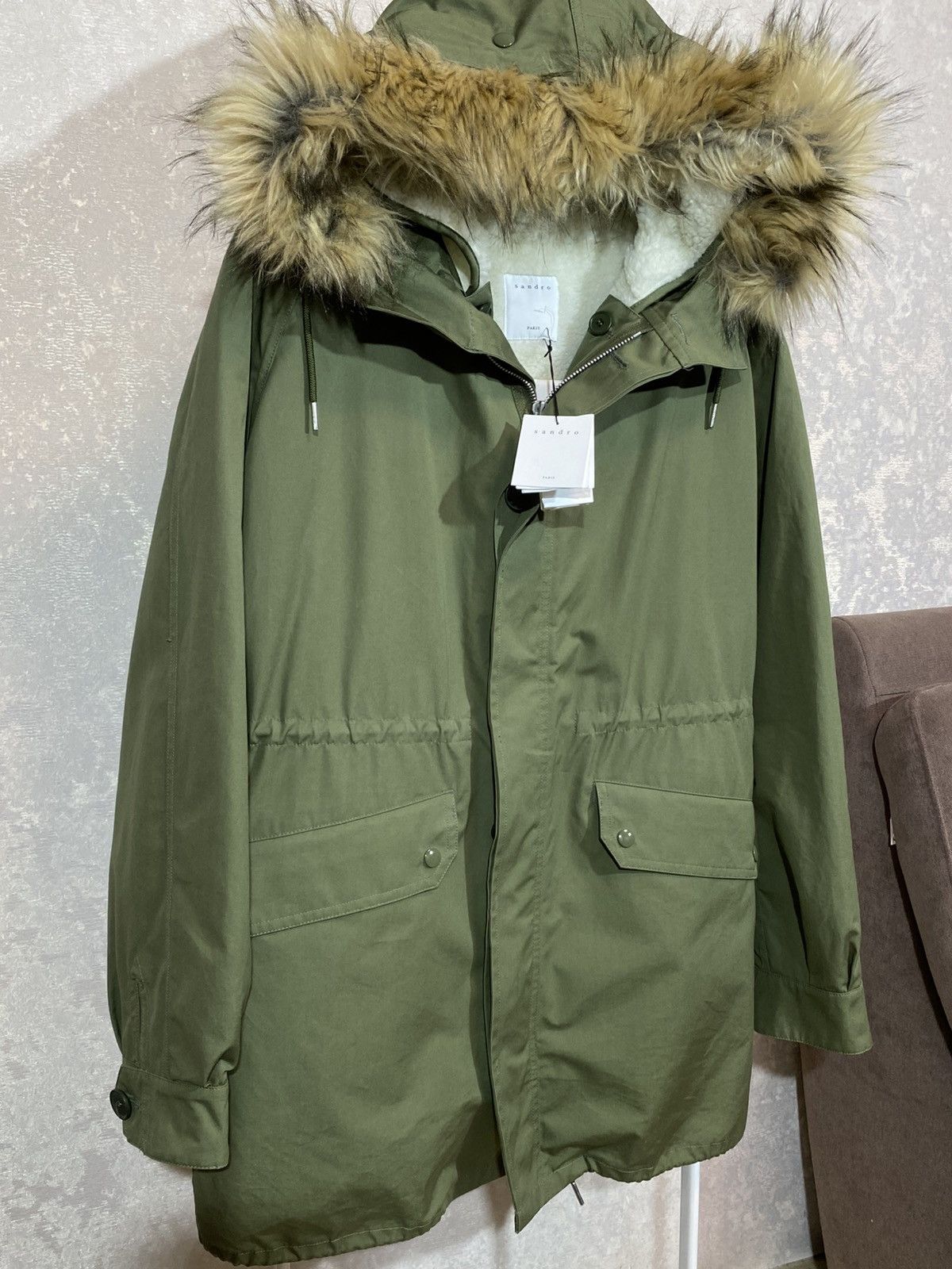 Sandro Sandro New Men Parka Jacket Size US M / EU 48-50 / 2 - 4 Thumbnail