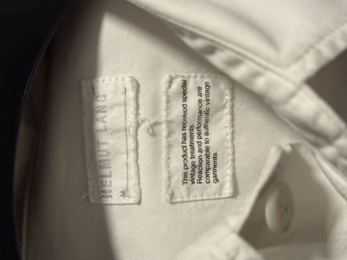 Helmut Lang Helmut Lang Vintage White Denim Button-up Size US M / EU 48-50 / 2 - 3 Thumbnail