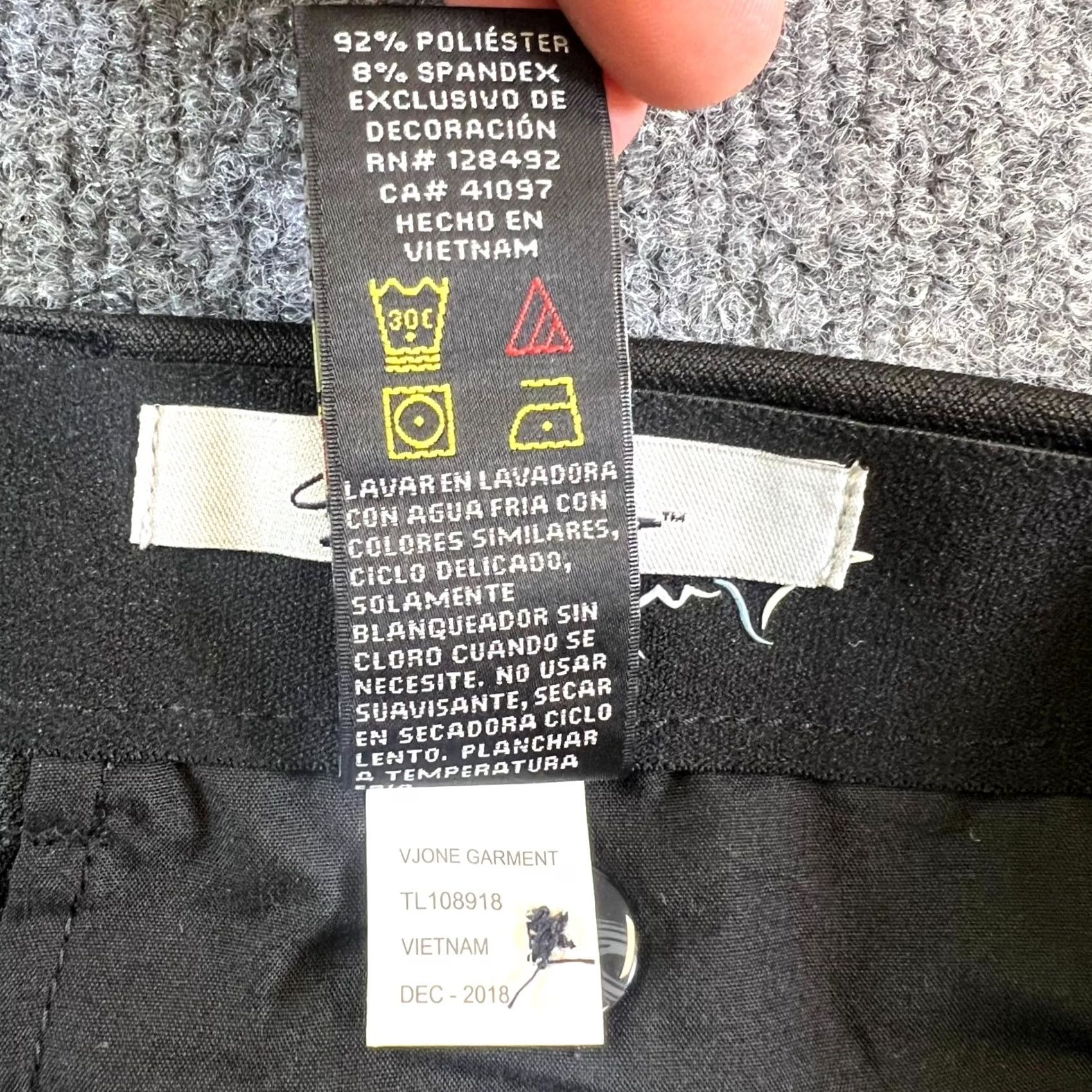 Vintage Greg Norman Ultimate Classic Travel Pants Mens 34x32 Black Straight Size US 34 / EU 50 - 7 Thumbnail