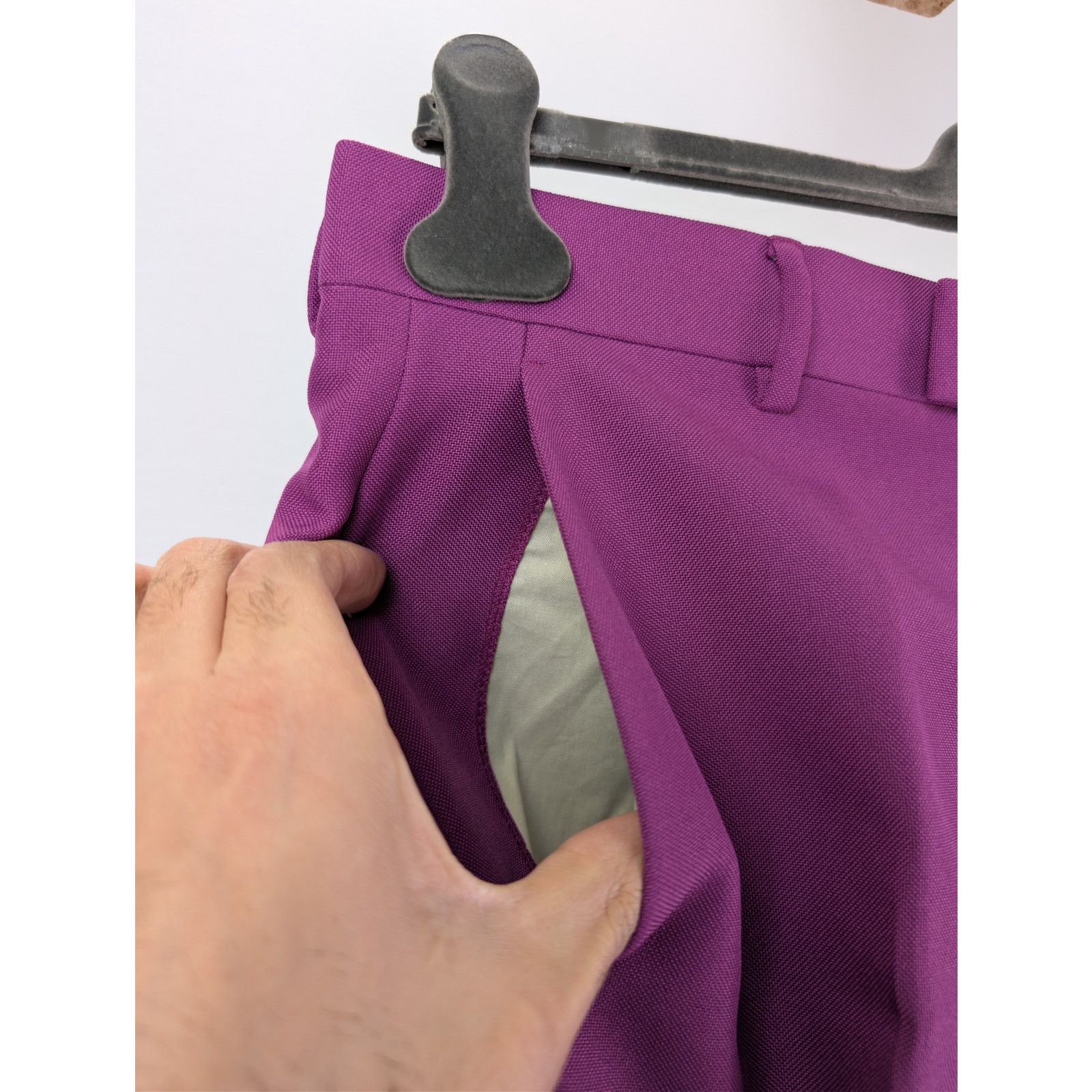Gucci o1rshd1 Formal Pants in Bright Purple Size US 32 / EU 48 - 5 Thumbnail