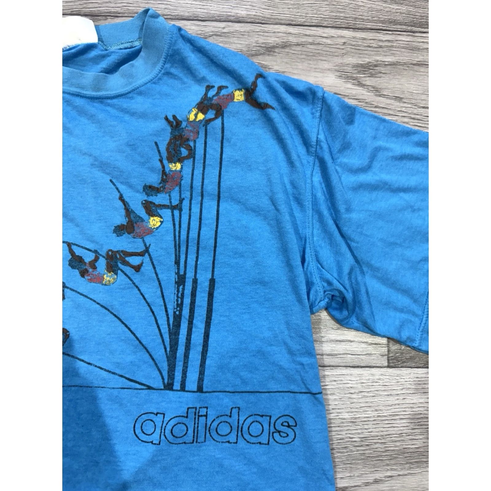 Adidas VINTAGE adidas Pole Vault Logo T-shirt Men’s M Blue 90s Sports Olympic Logo Mens Size US M / EU 48-50 / 2 - 6 Thumbnail