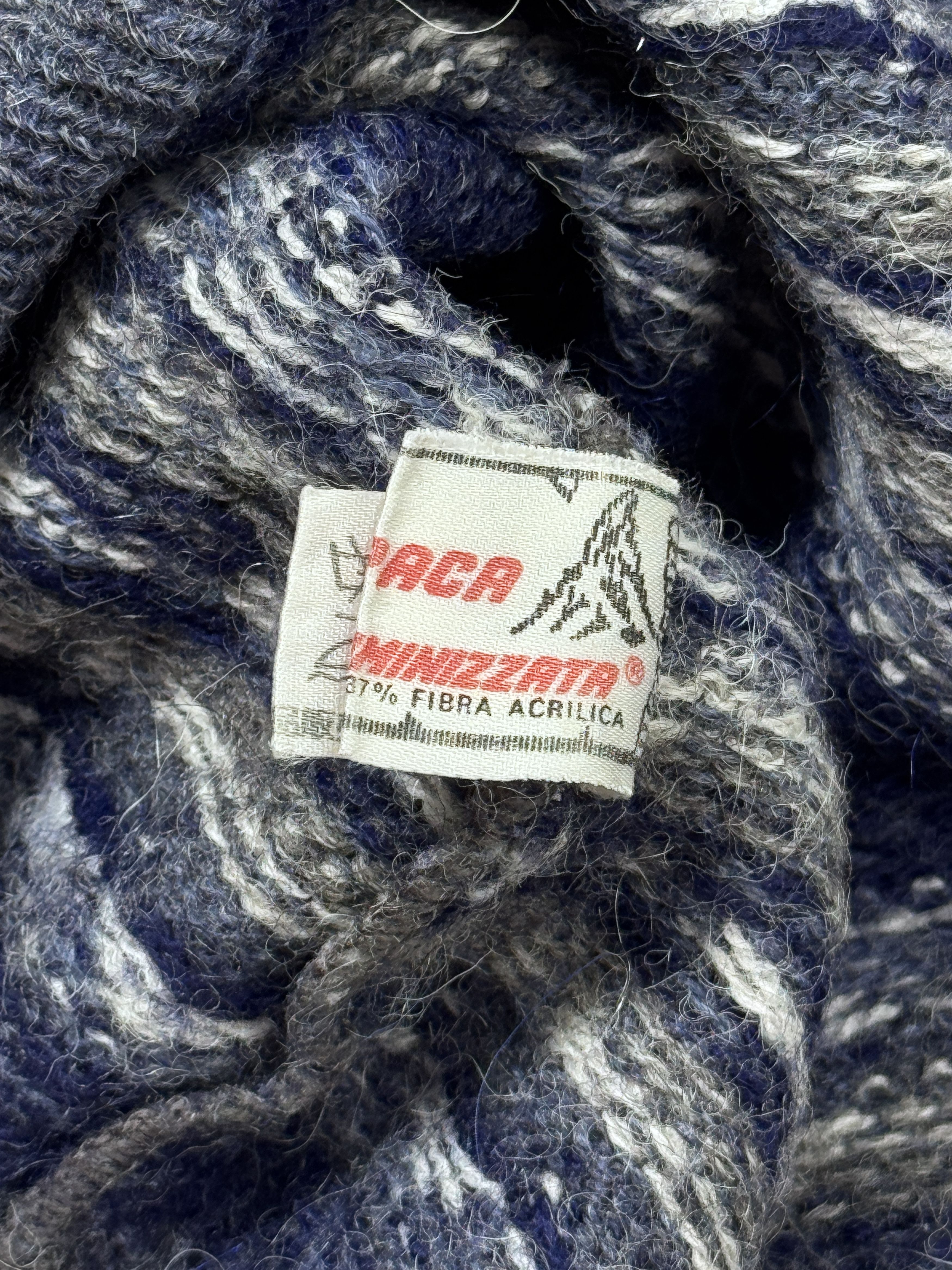 Vintage Vintage 70s Silvy Sweater Alpaca Wool Geometric Pattern Size US M / EU 48-50 / 2 - 17 Thumbnail