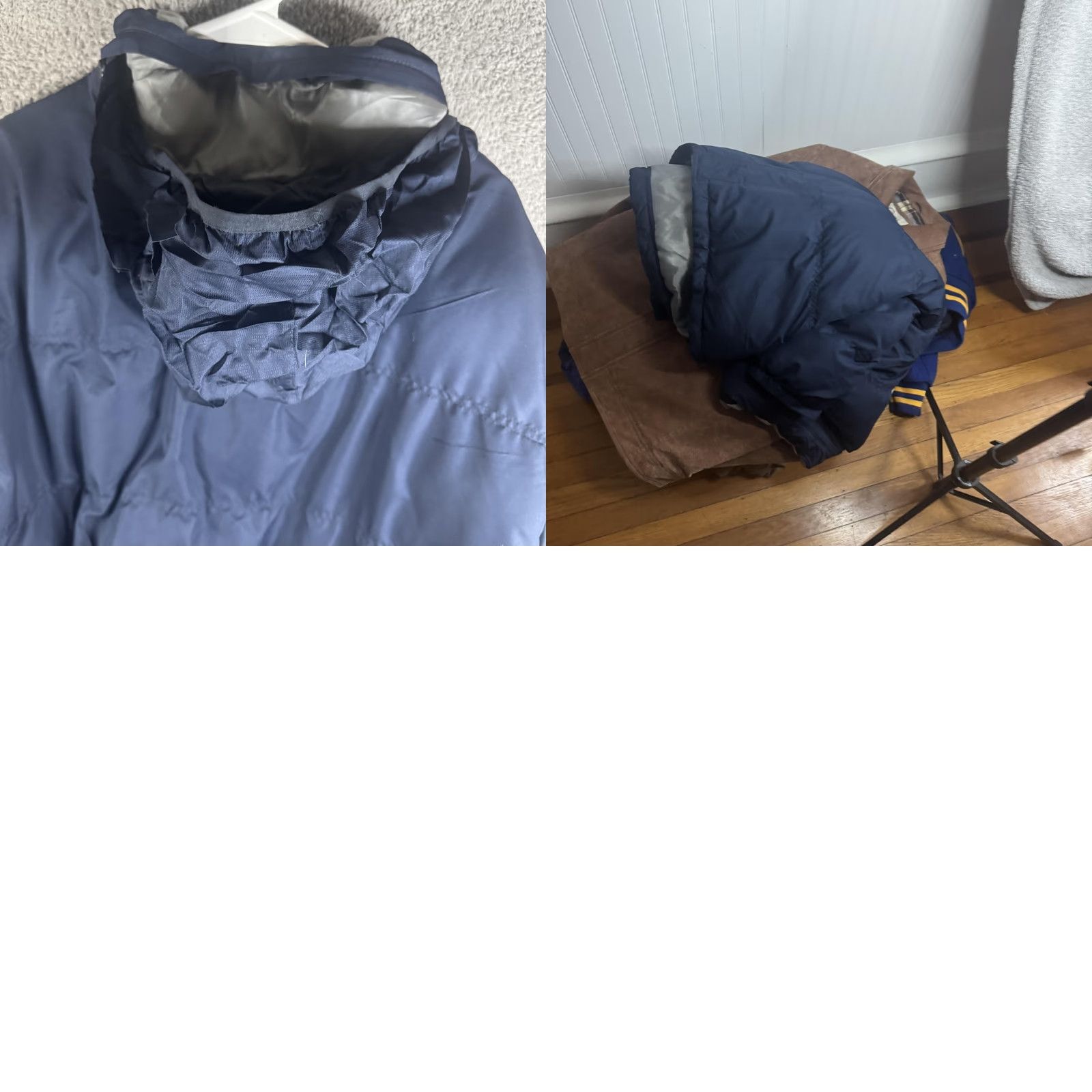 Faded Glory Faded Glory Jacket Mens 2XL Blue Hooded Puffer Full Zip Insulated Winter Coat Size US XXL / EU 58 / 5 - 9 Thumbnail