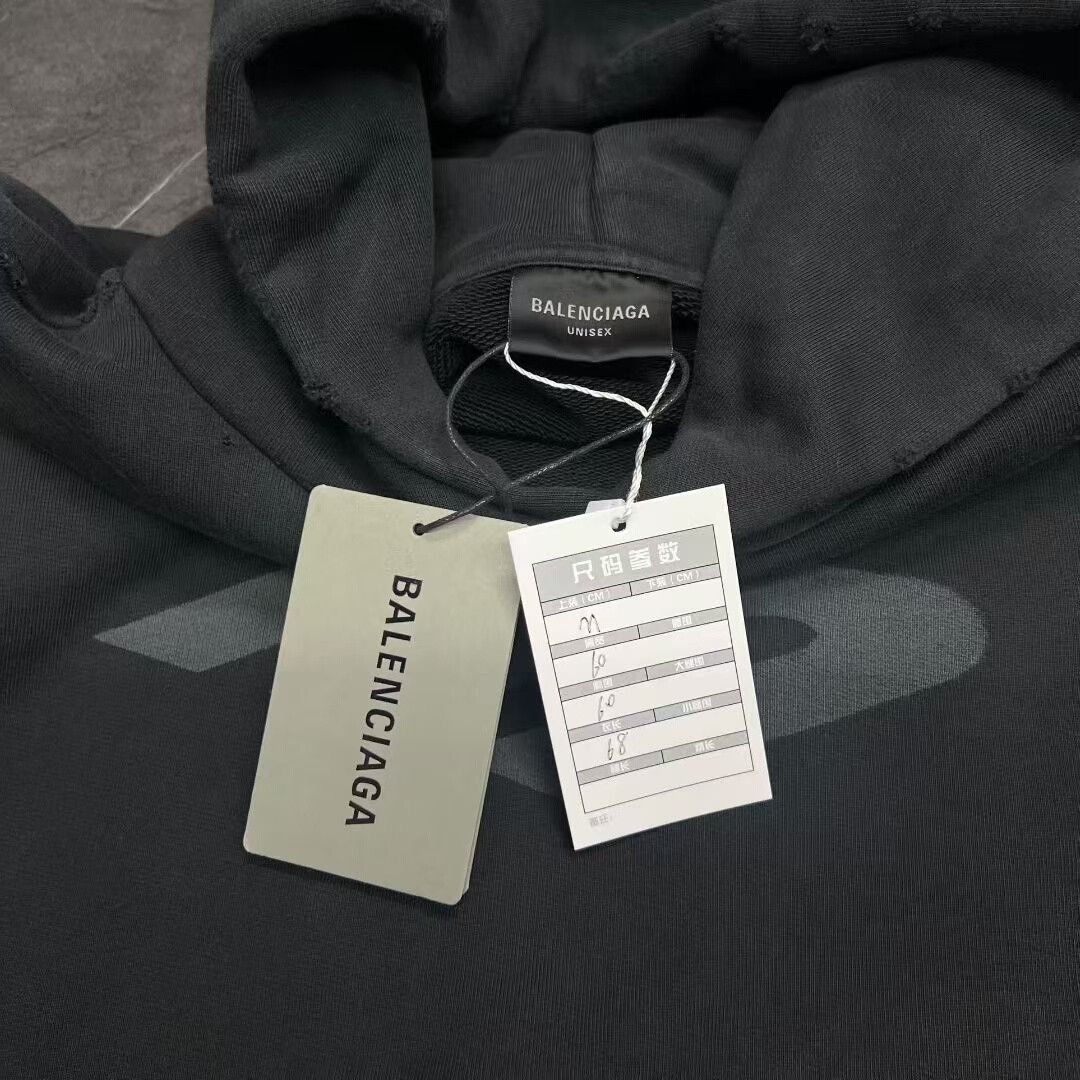 Balenciaga Balenciaga Paint Splatter Distressed Hoodie Size US M / EU 48-50 / 2 - 3 Thumbnail