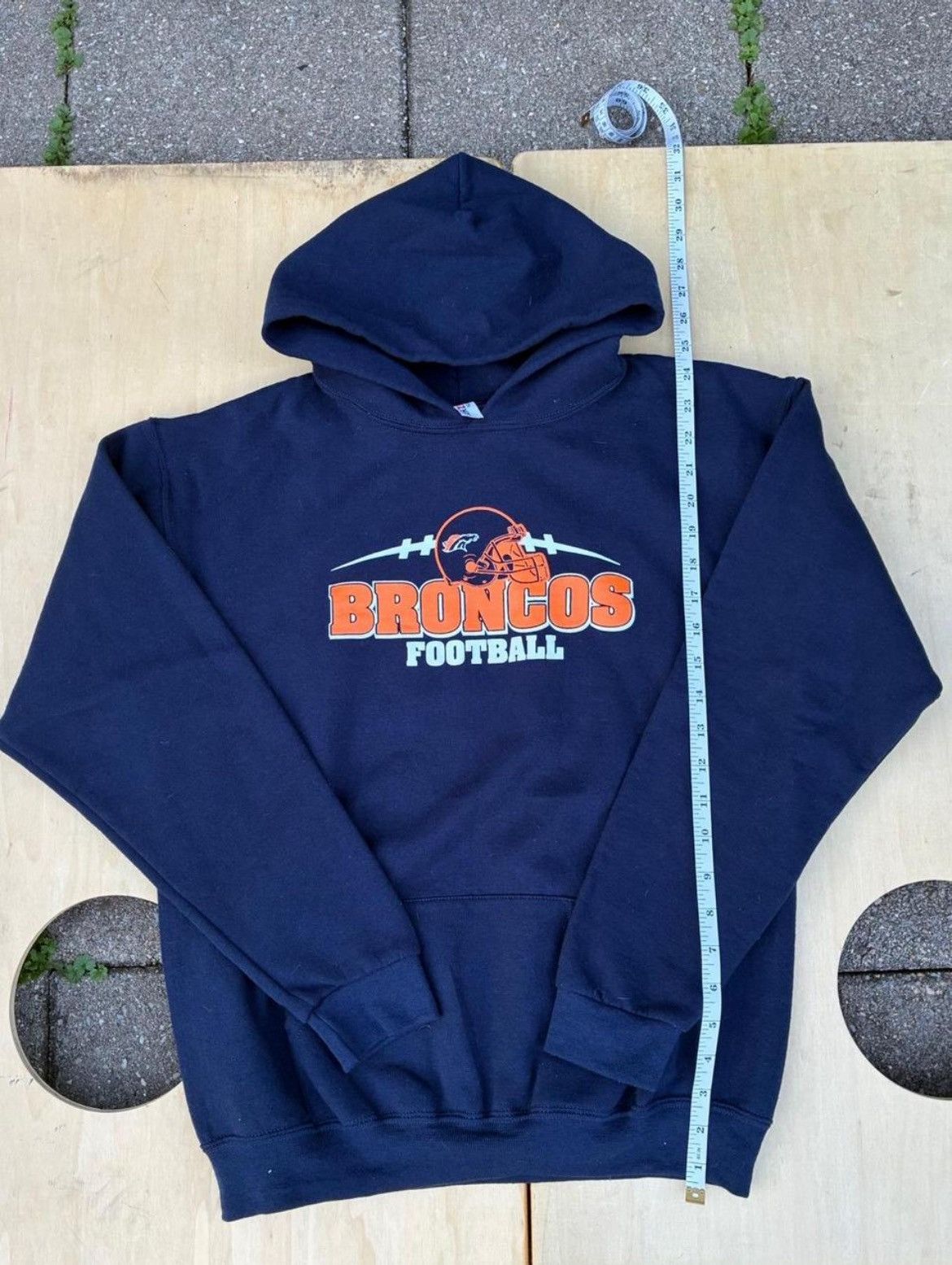 Jerzees Vintage navy blue Denver Broncos hoodie by Jerzees Size US S / EU 44-46 / 1 - 1 Thumbnail