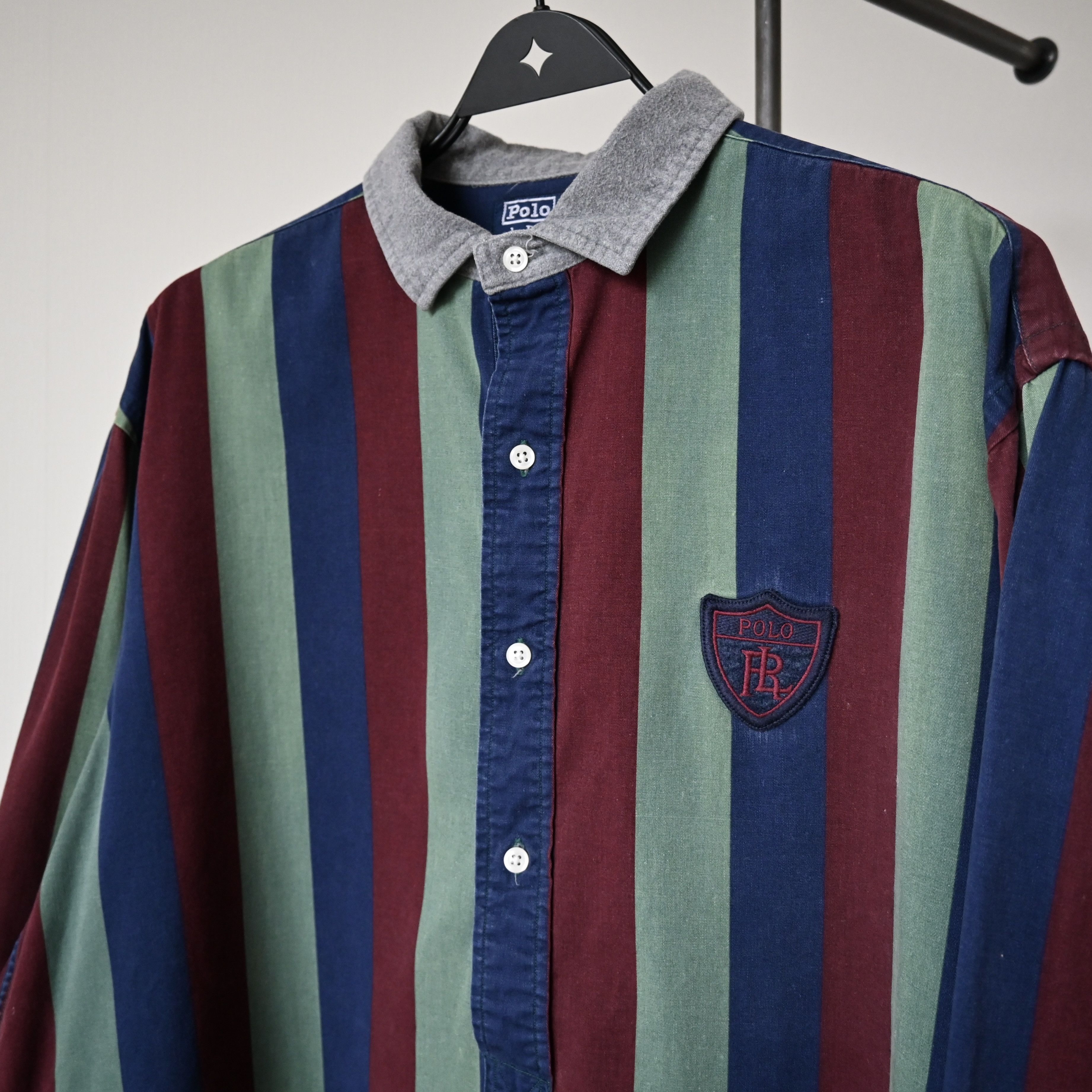 Polo Ralph Lauren VTG 1990s Polo by Ralph Lauren rugby uniform type shirt Size US L / EU 52-54 / 3 - 8 Thumbnail