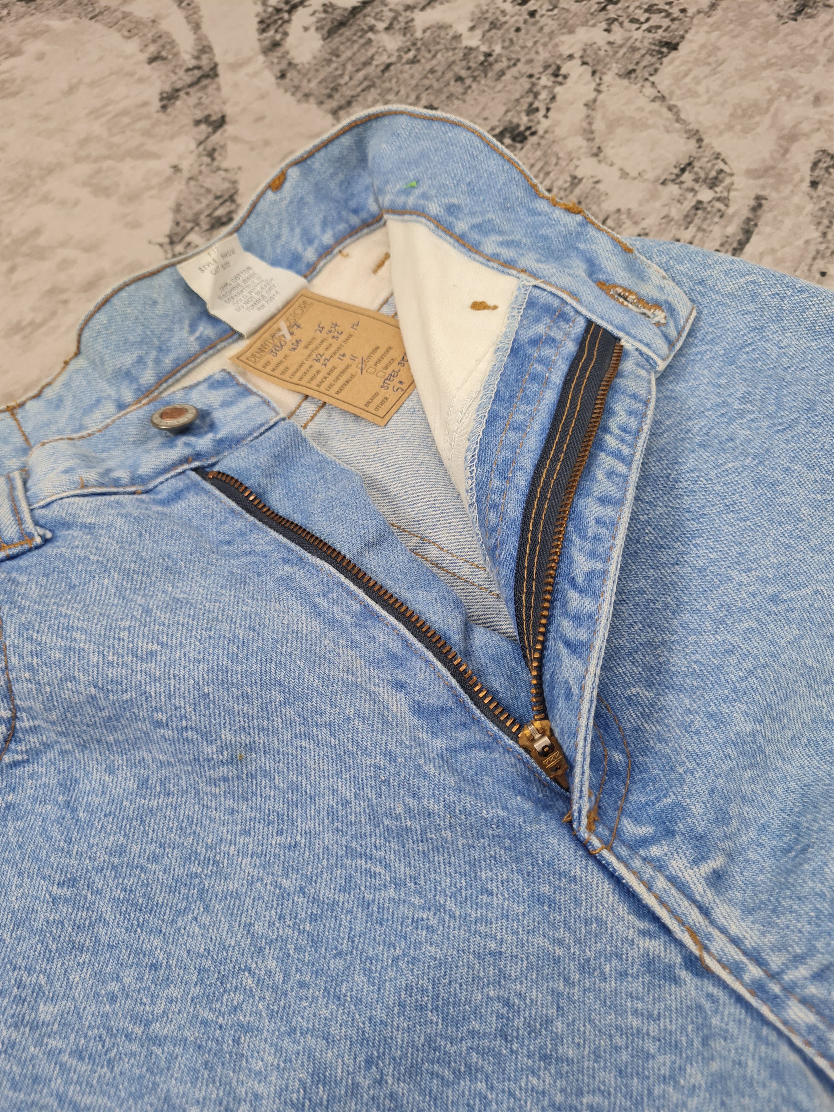 Vintage Vtg STEEL JEANS Flowers Checked Design Jeans 25x32 JB0147 Size 25" / US 0 / IT 36 - 10 Thumbnail