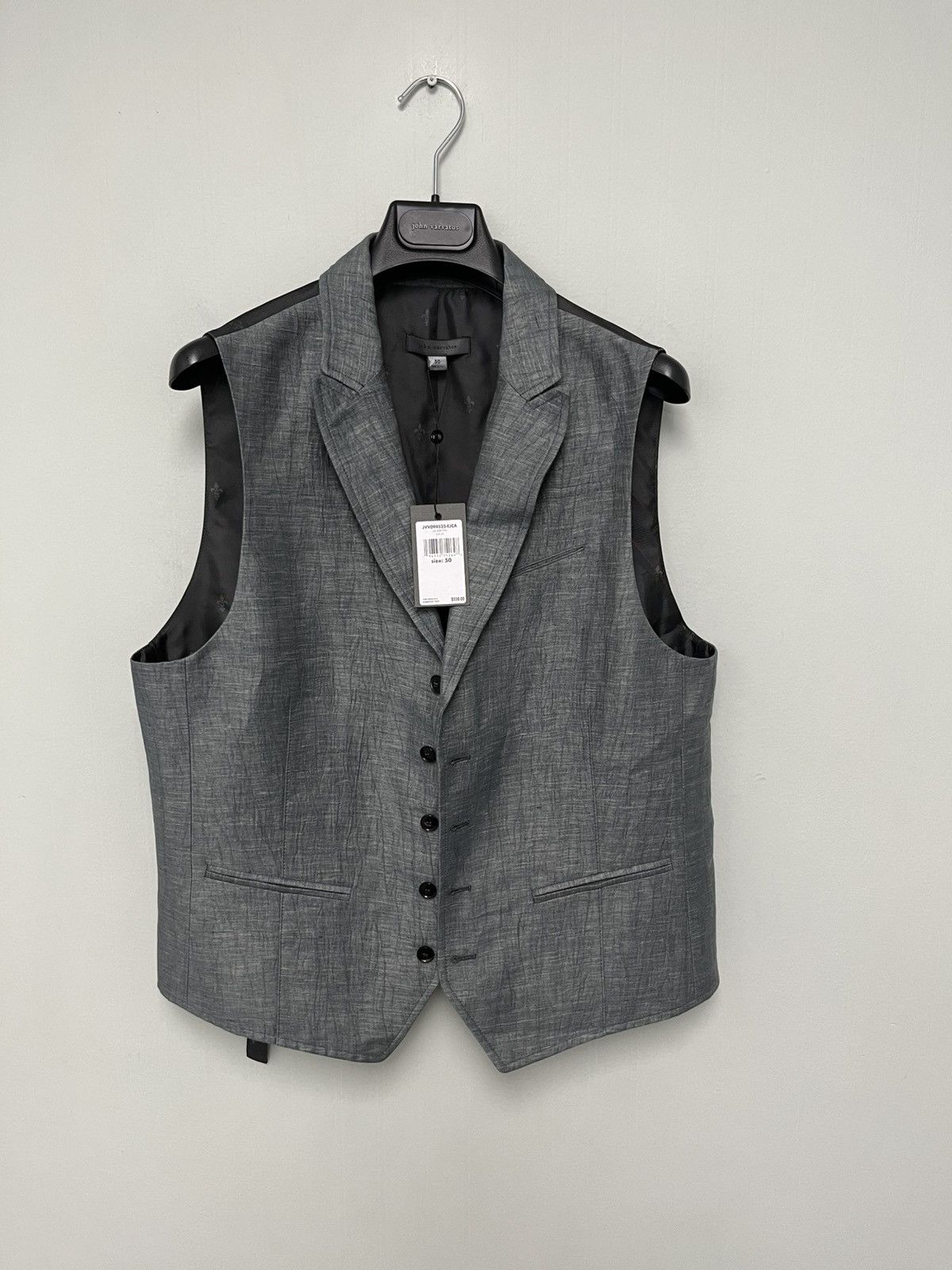 John Varvatos Woodward Vest size EU 50 USA 40 Size US M / EU 48-50 / 2 - 3 Thumbnail