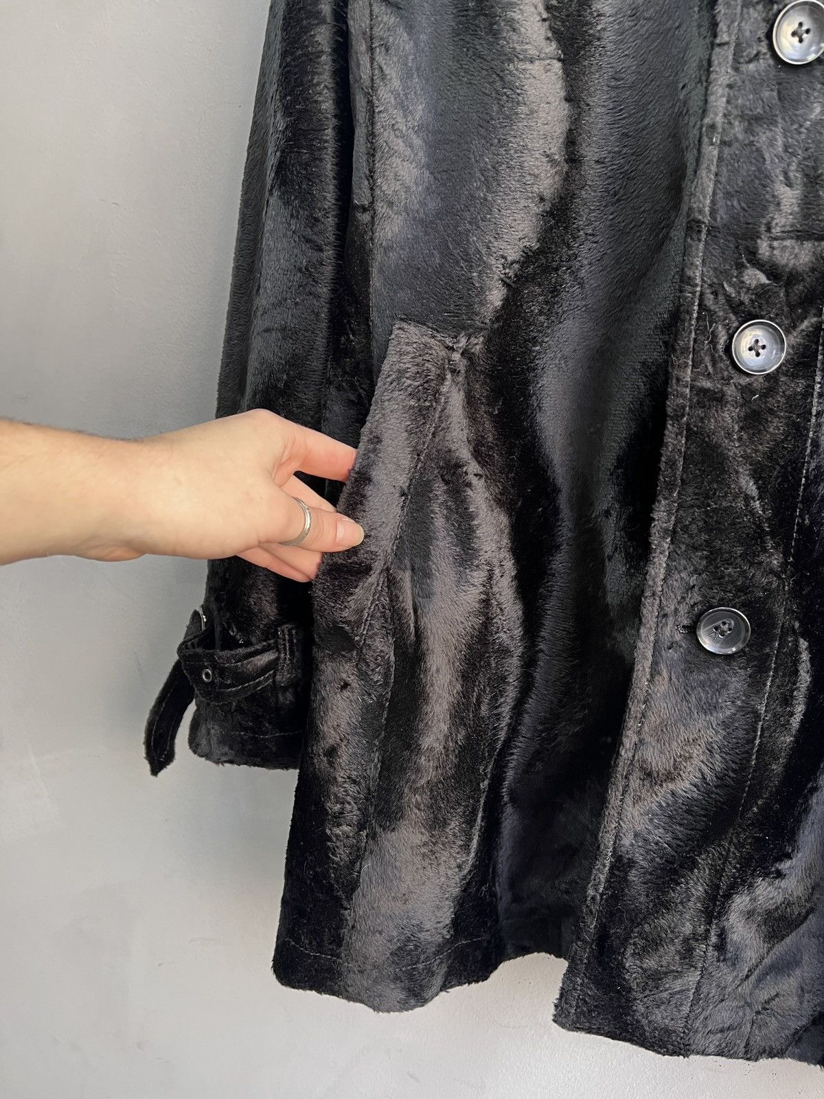 semanticdesign Fur japanese jacket hype avant garde rick owens style Size M / US 6-8 / IT 42-44 - 4 Thumbnail