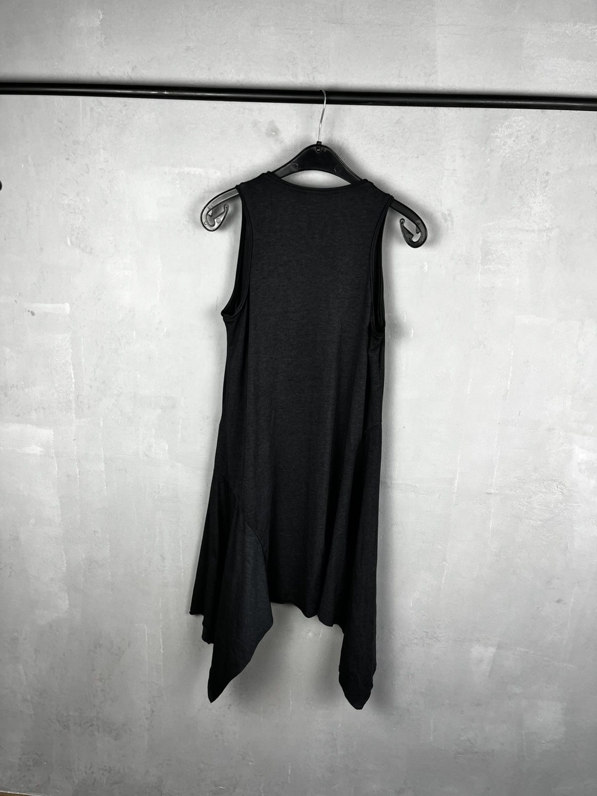 Allsaints AllSaints Tany Loire Asymmetric Dress Washed Black Size M / US 6-8 / IT 42-44 - 5 Thumbnail