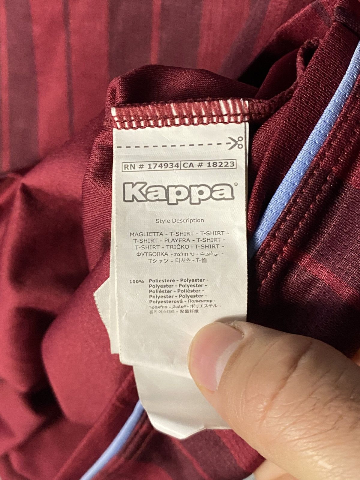Kappa Vintage Aston Villa Kappa Soccer Jersey #10 Grealish Size US XXL / EU 58 / 5 - 4 Thumbnail