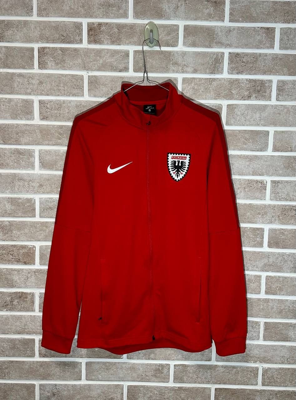 Nike FC AARAU SWITZERLAND FOOTBALL TRACK TOP JACKET NIKE Size US S / EU 44-46 / 1 - 1 Thumbnail