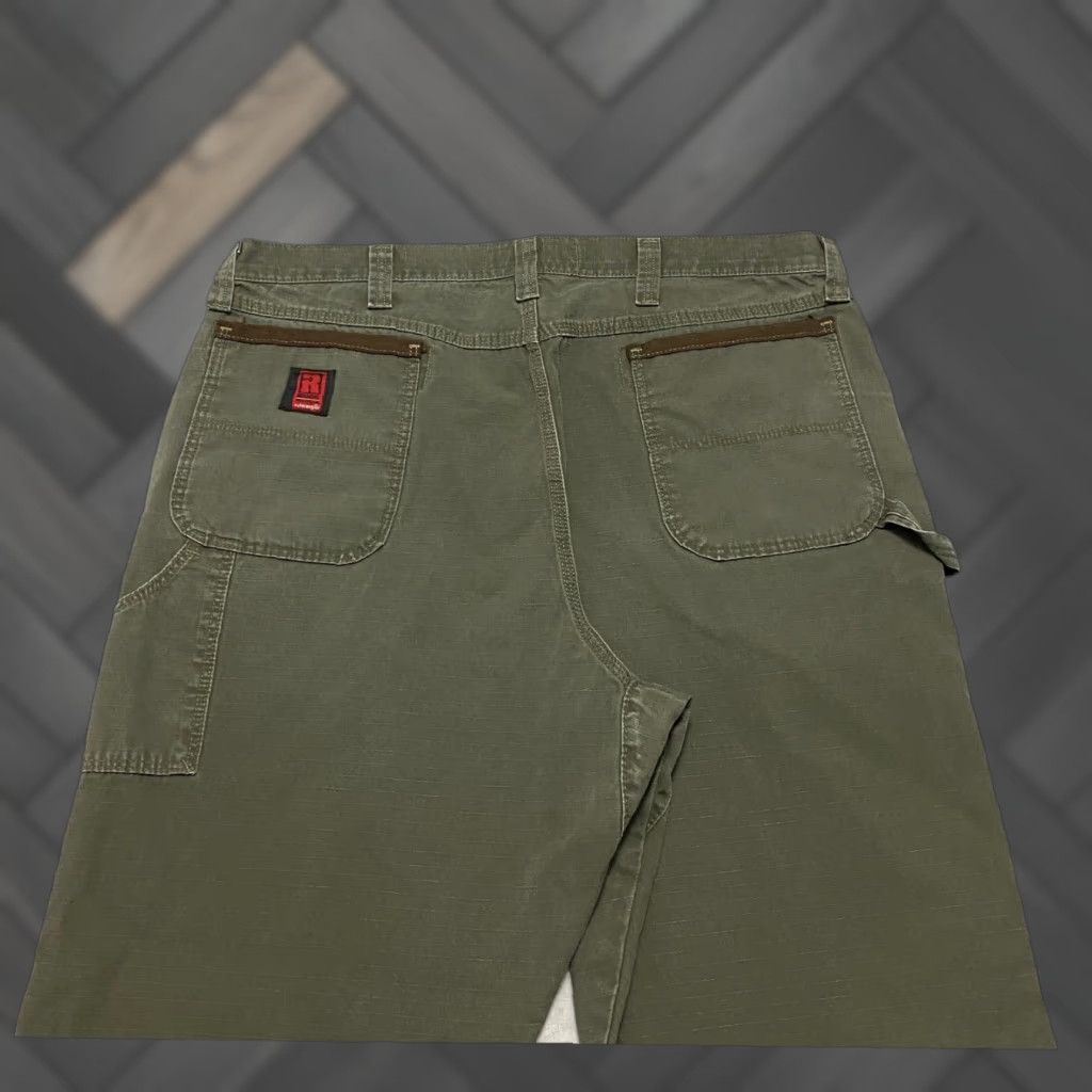 Vintage VINTAGE Riggs Workwear Carpenter Pants Mens Size 42×34 Green Ripstop Straight Size US 42 / EU 58 - 1 Thumbnail