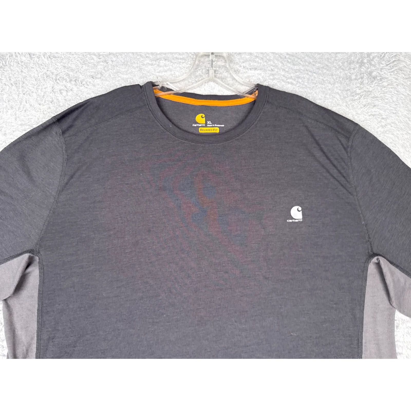 Carhartt Carhartt Shirt Men Extra Large Gray Long Sleeve Crew Neck Poly Blend Workwear Size US XL / EU 56 / 4 - 4 Thumbnail