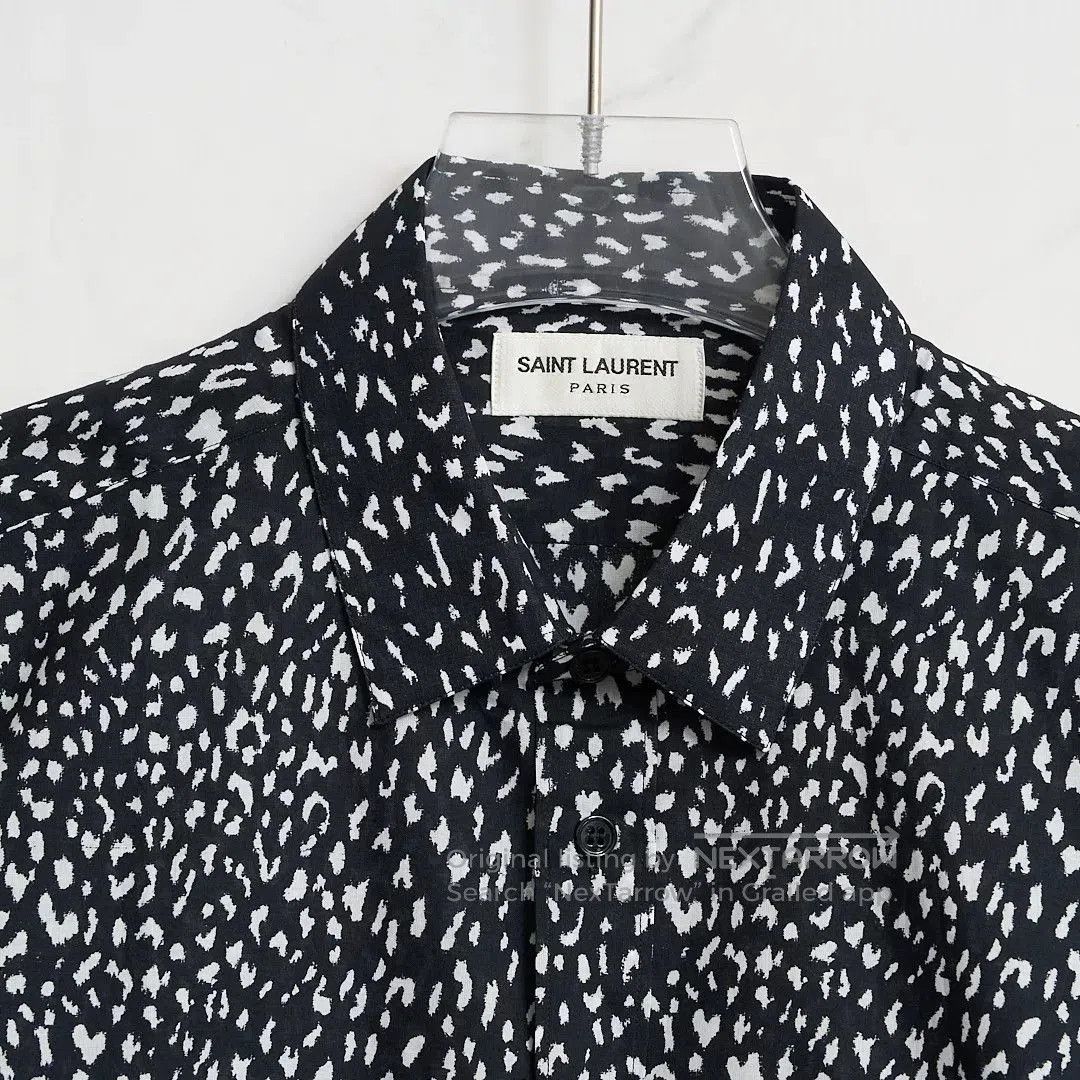Saint Laurent Paris Saint Laurent Men's Polka Dot Shirt. Size US XS / EU 42 / 0 - 5 Thumbnail
