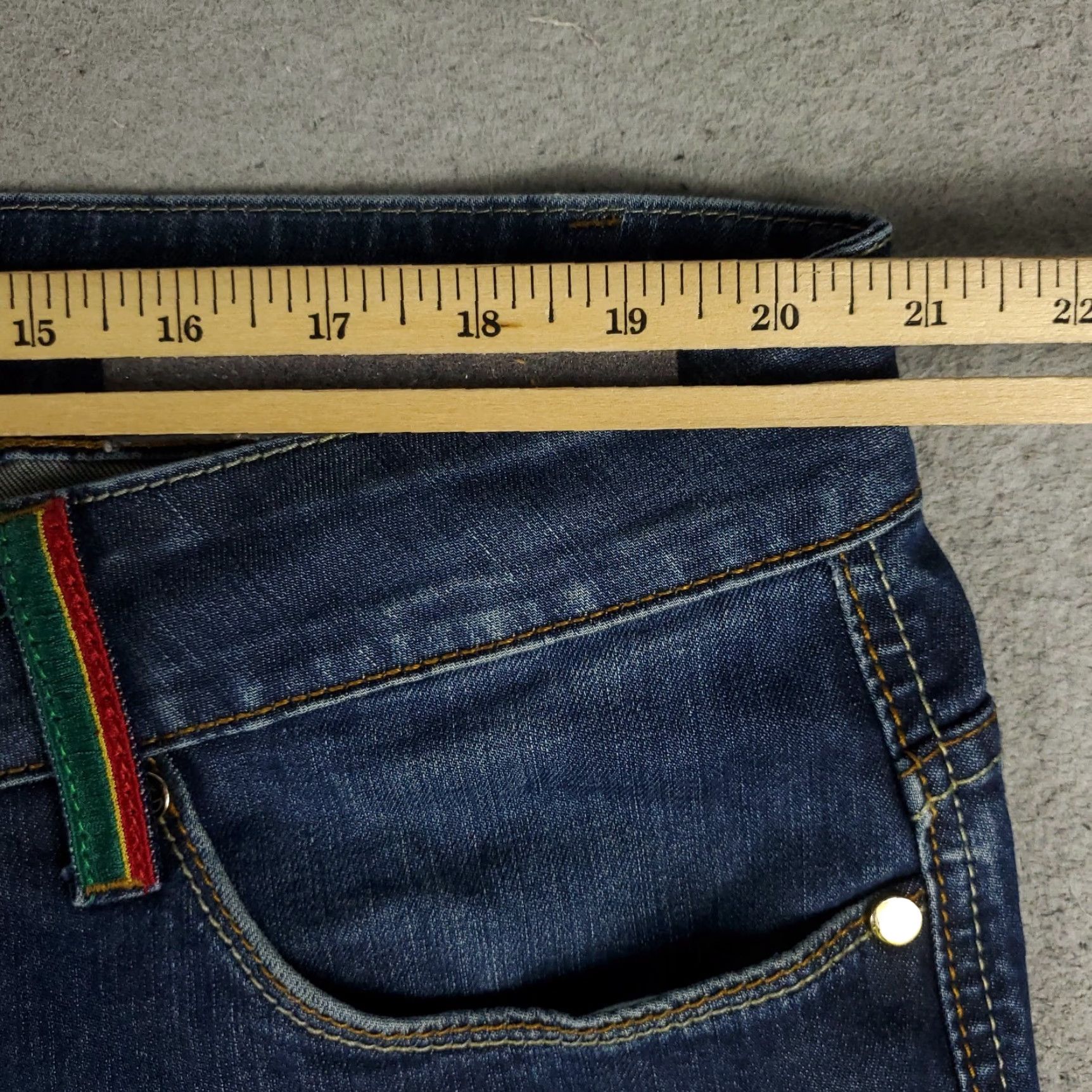 Coogi VINTAGE COOGI Jeans Women's Size 20W 40x32 Blue Cargo Denim Slim Straight 5-Pocket Size 42" / US 20 - 5 Thumbnail