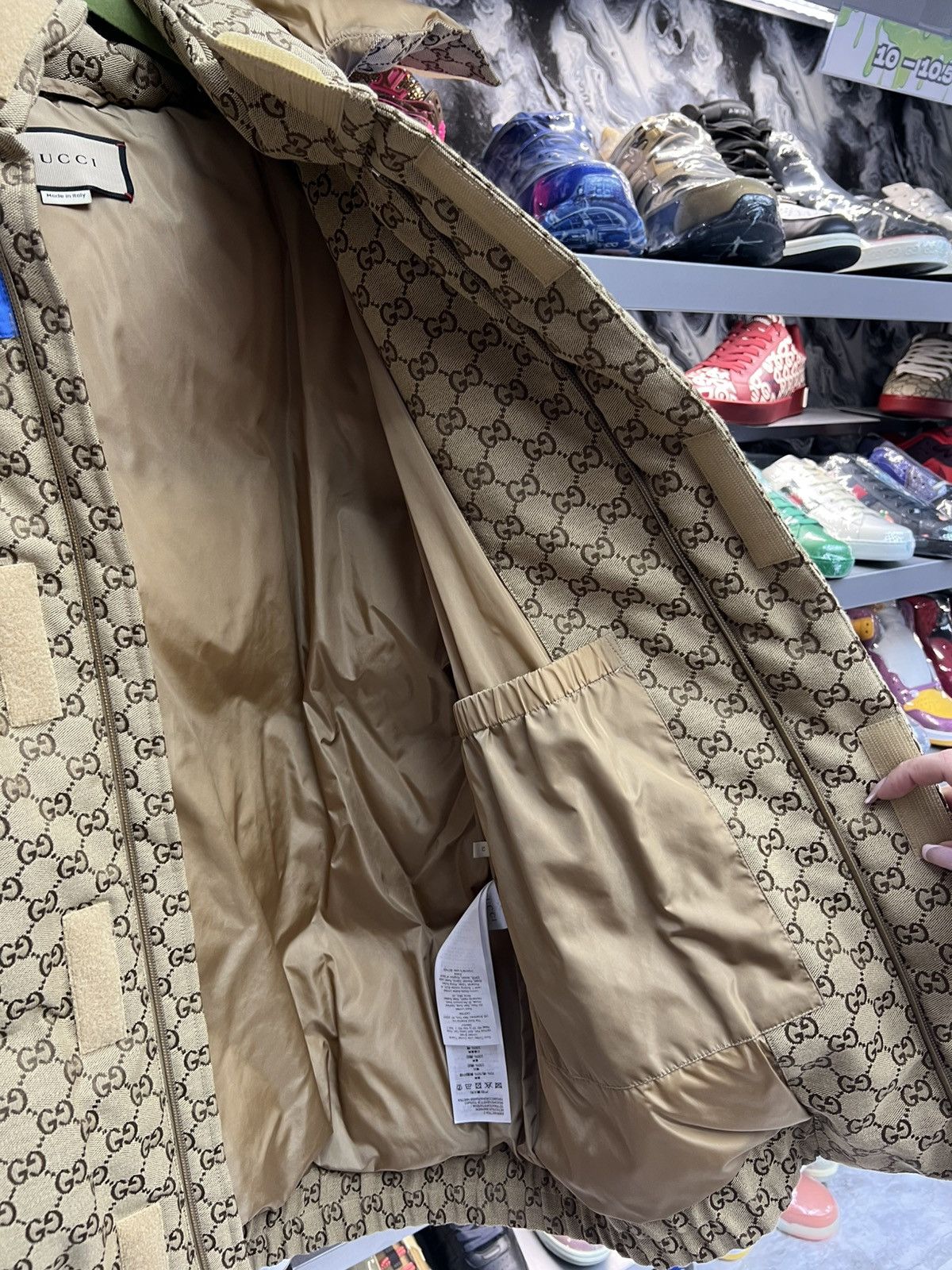 Gucci Gucci GG Canvas Blue Puffer Size US XL / EU 56 / 4 - 10 Thumbnail