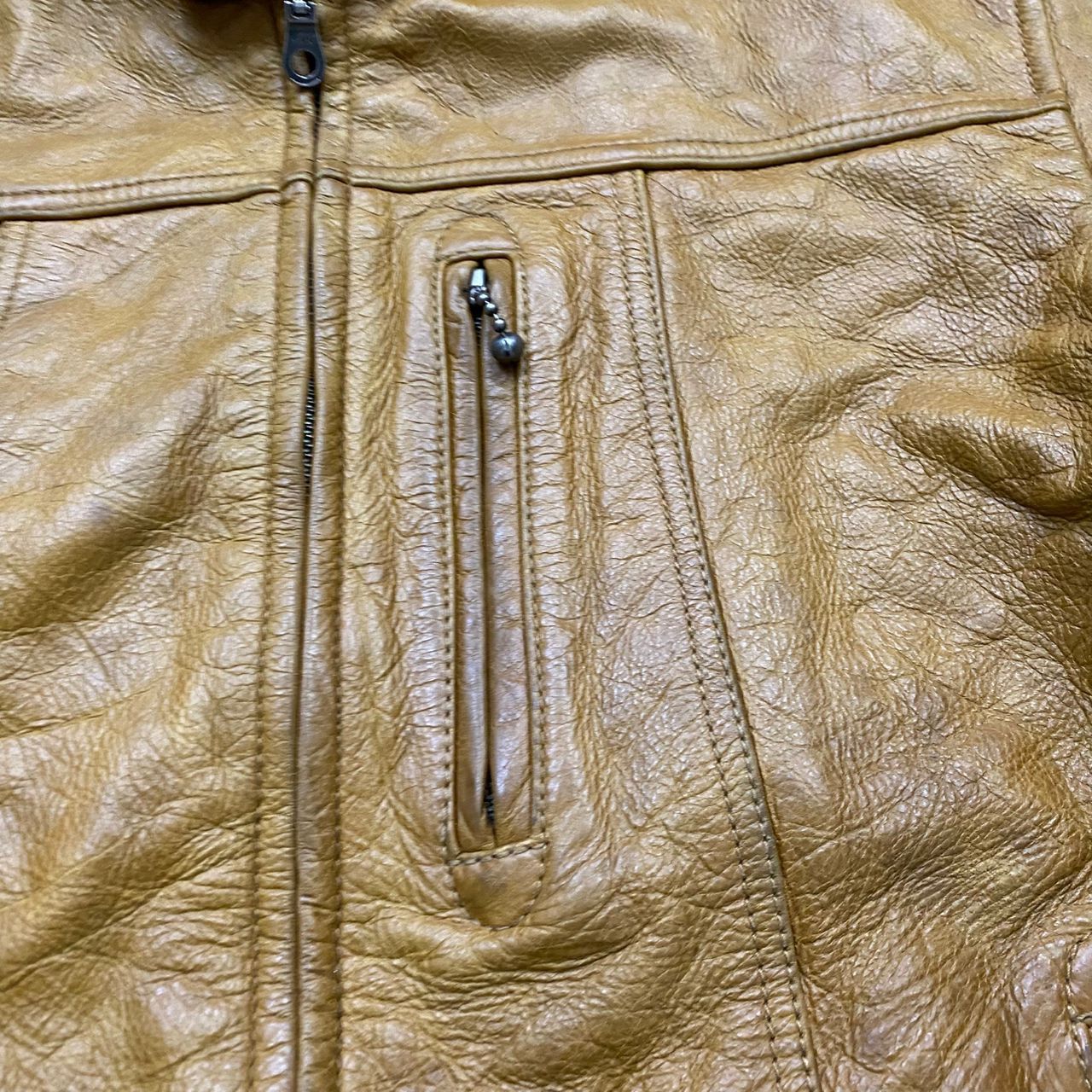 Uniqlo 💥Vintage Uniqlo Motorcycles Racing Leather Jacket Size US L / EU 52-54 / 3 - 13 Thumbnail