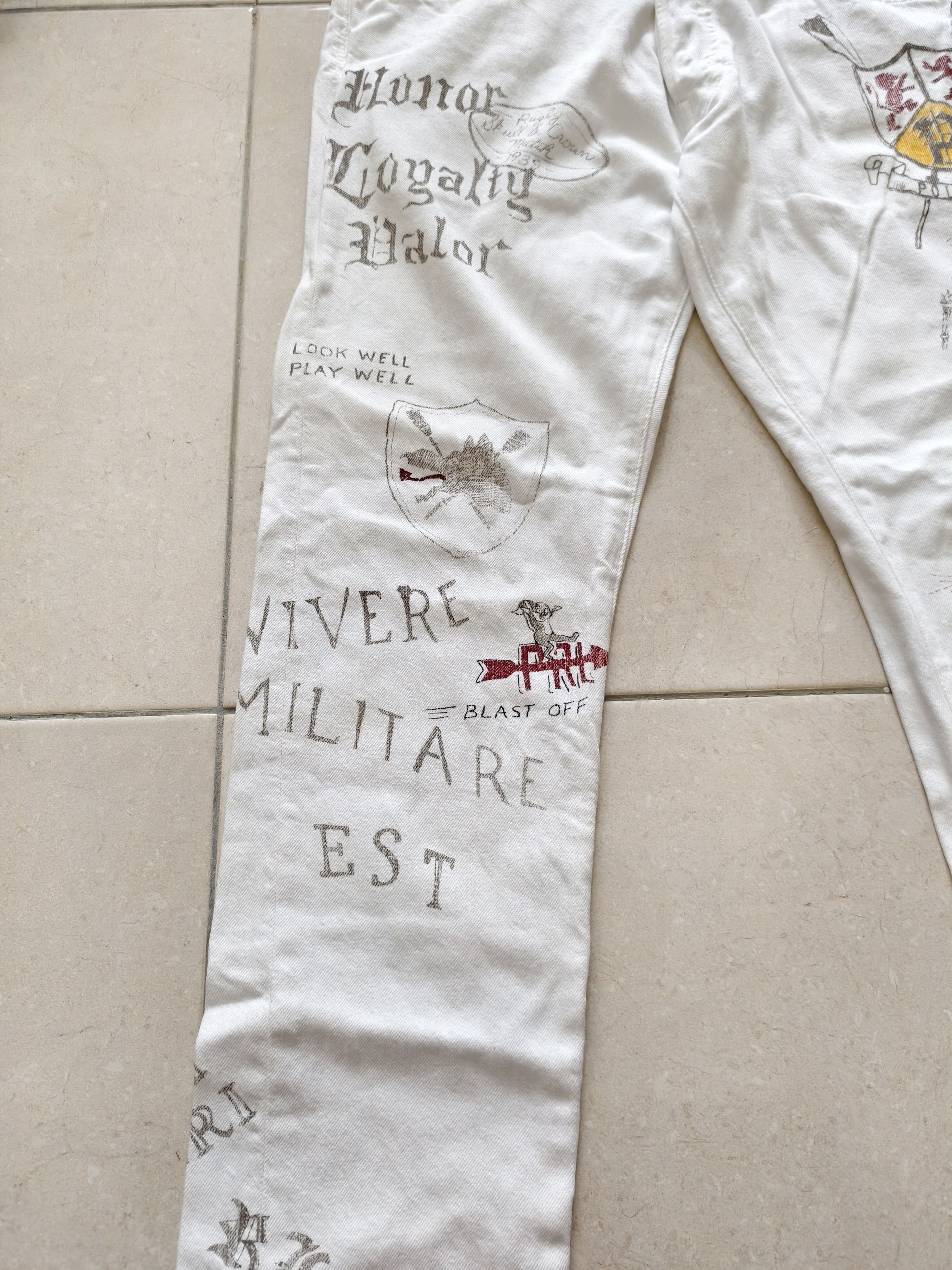Polo Ralph Lauren 🔥STEALS🔥Very Rare Polo Ralph Lauren Sullivan Printed Jeans Size US 32 / EU 48 - 5 Thumbnail