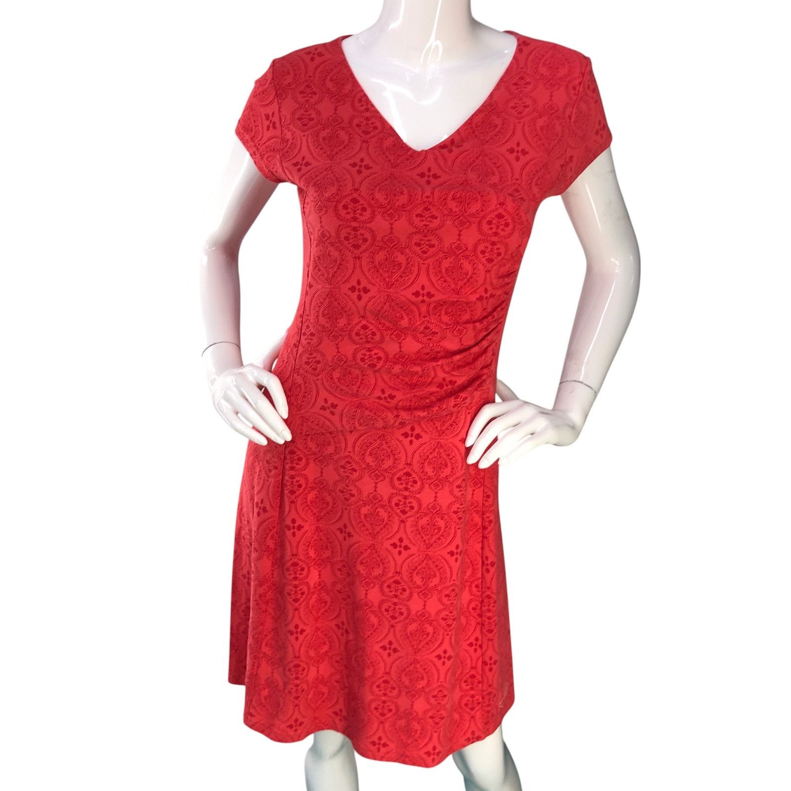 Kuhl Kuhl Size S Dress Verona Coolmax Stretch Ruched V Neck Size S / US 4 / IT 40 - 11 Thumbnail
