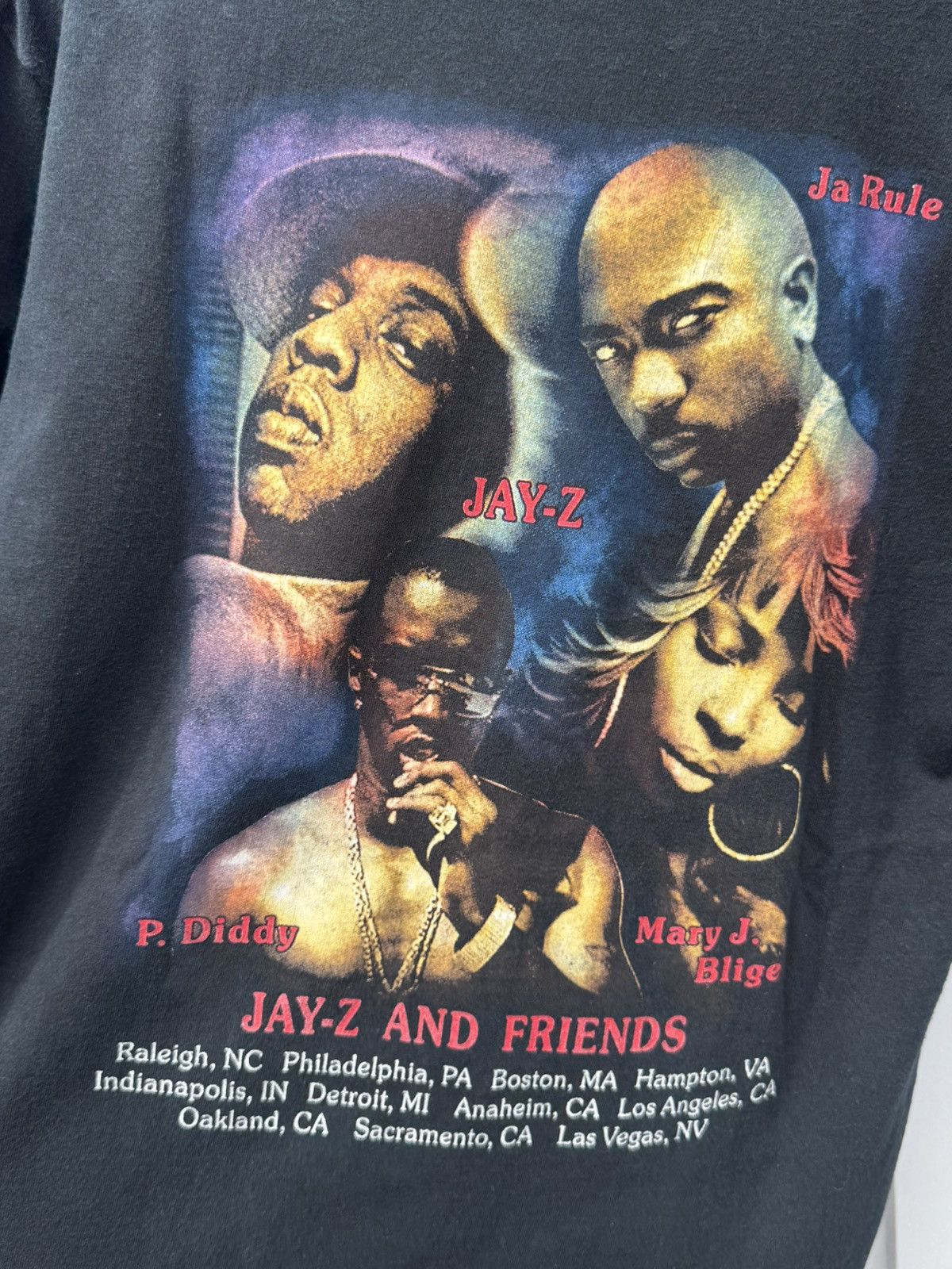 Vintage 💥Vintage Jay-Z And Friends Tour Rap Tee T-Shirt Size US L / EU 52-54 / 3 - 4 Thumbnail