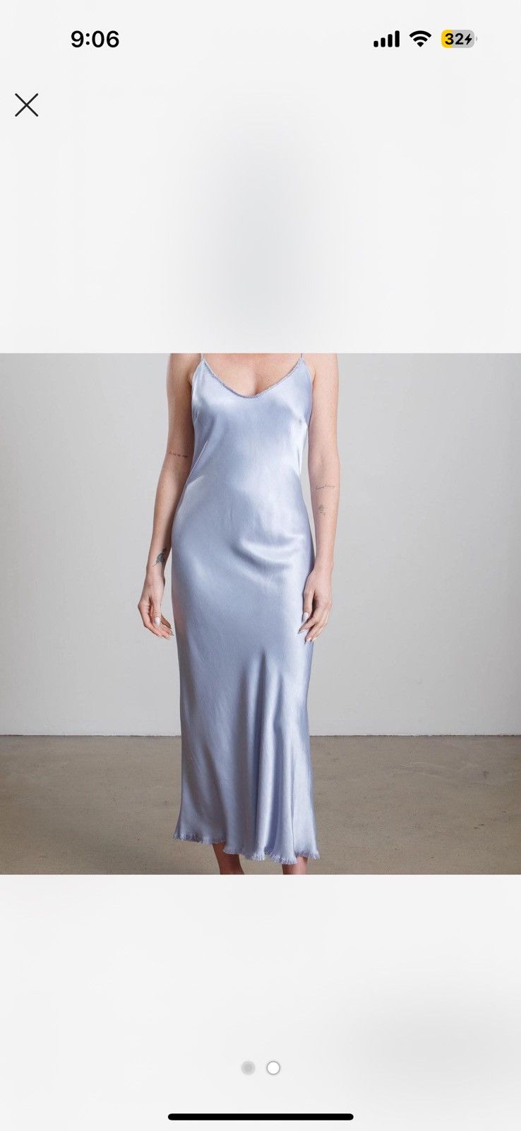 Designer Slip Midi Dress Size S / US 4 / IT 40 - 2 Thumbnail