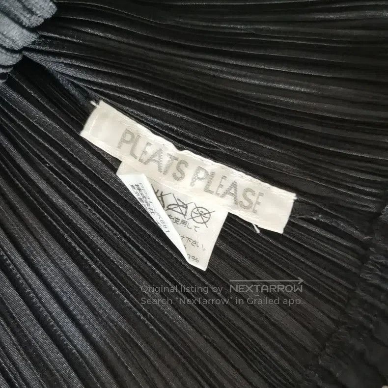 Issey Miyake Issey Miyake Black Ruffle Top Size L / US 10 / IT 46 - 4 Thumbnail
