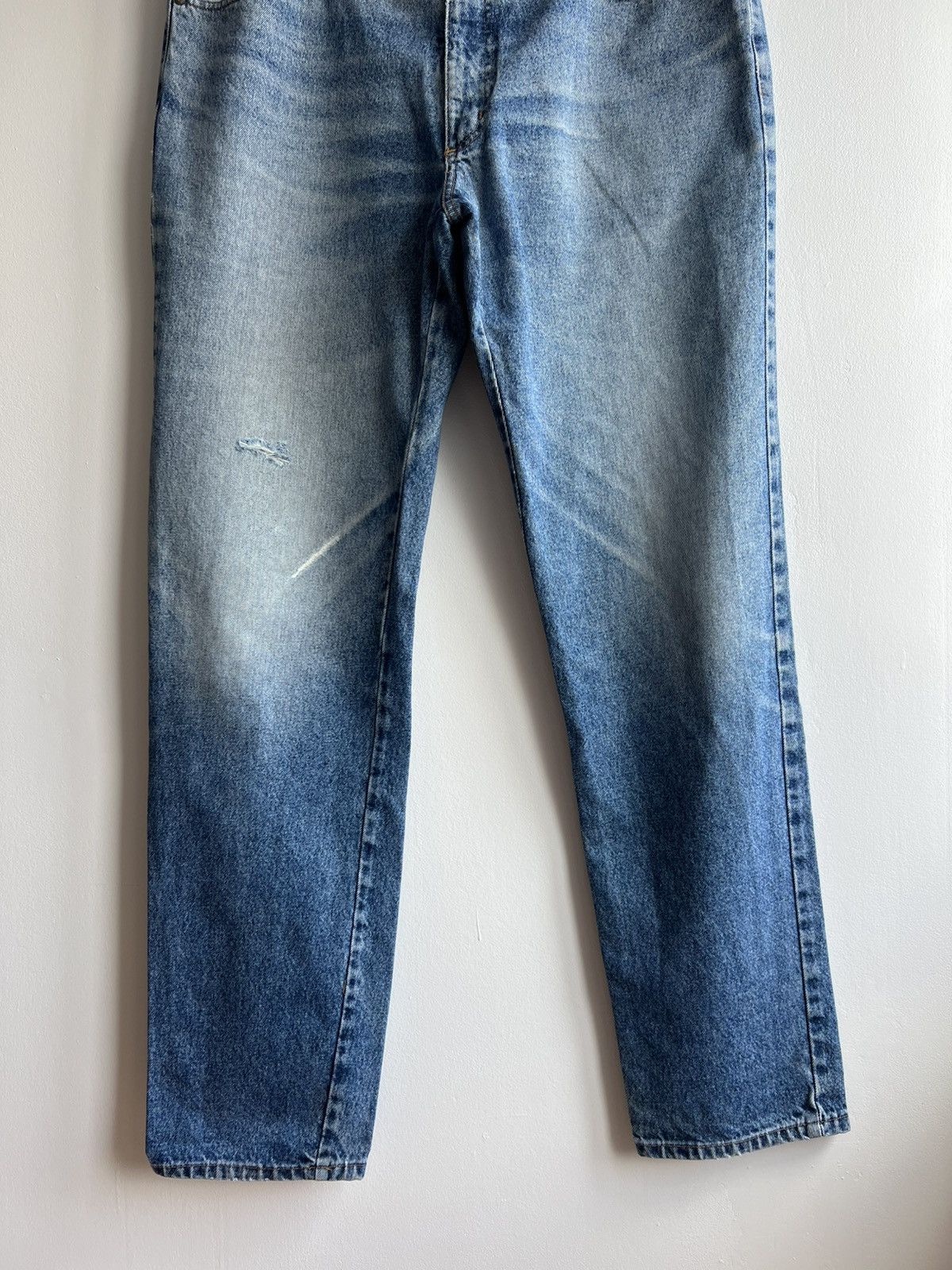 Yves Saint Laurent Vintage Yves Saint Laurent YSL Mens Blue Denim Jeans Pants Size US 39 - 7 Thumbnail