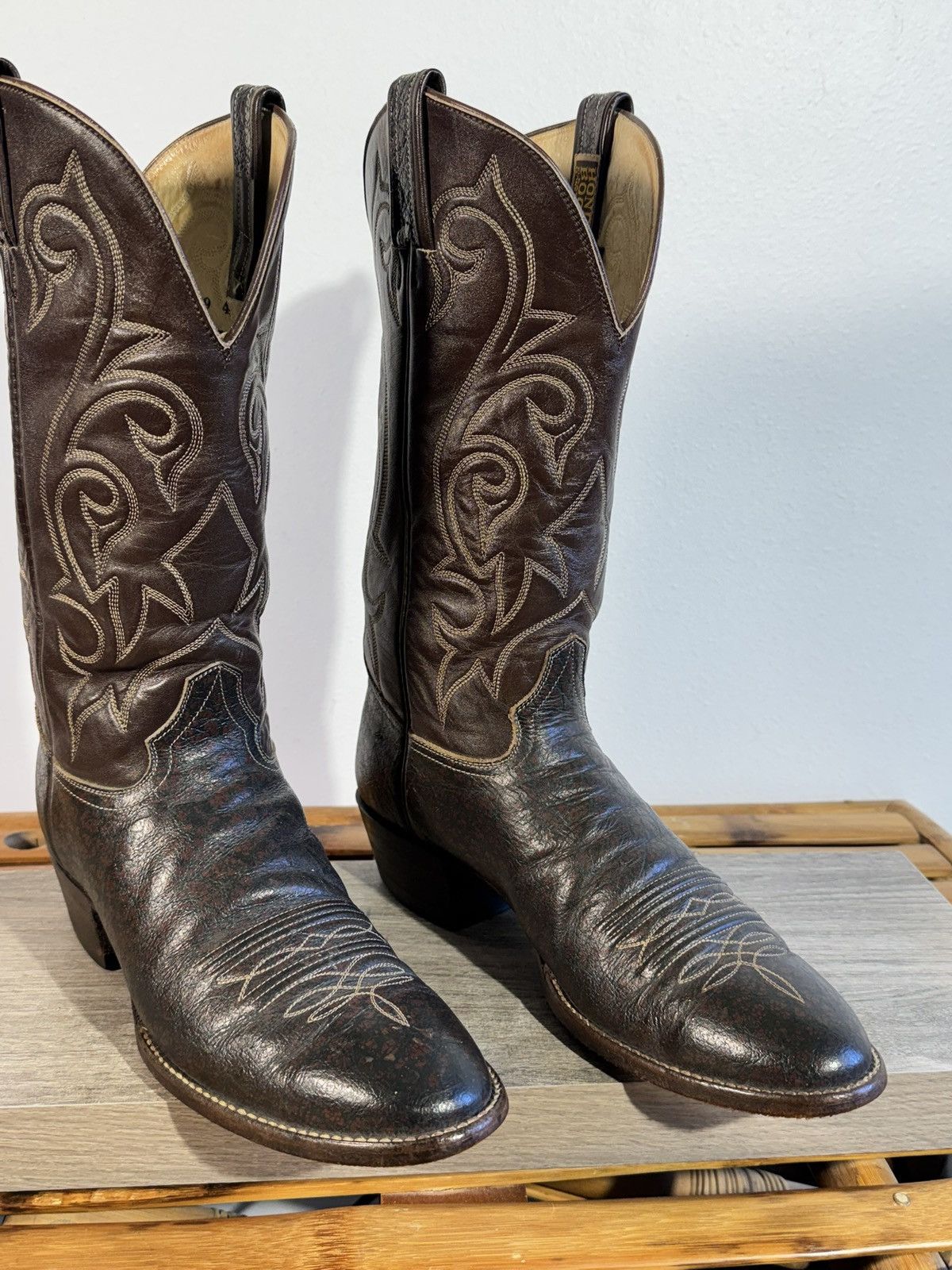 Other Men’s Hondo Exotic Cowboy Boots Size 11 A (Narrow) Caribou Size US 11 / EU 44 - 1 Thumbnail