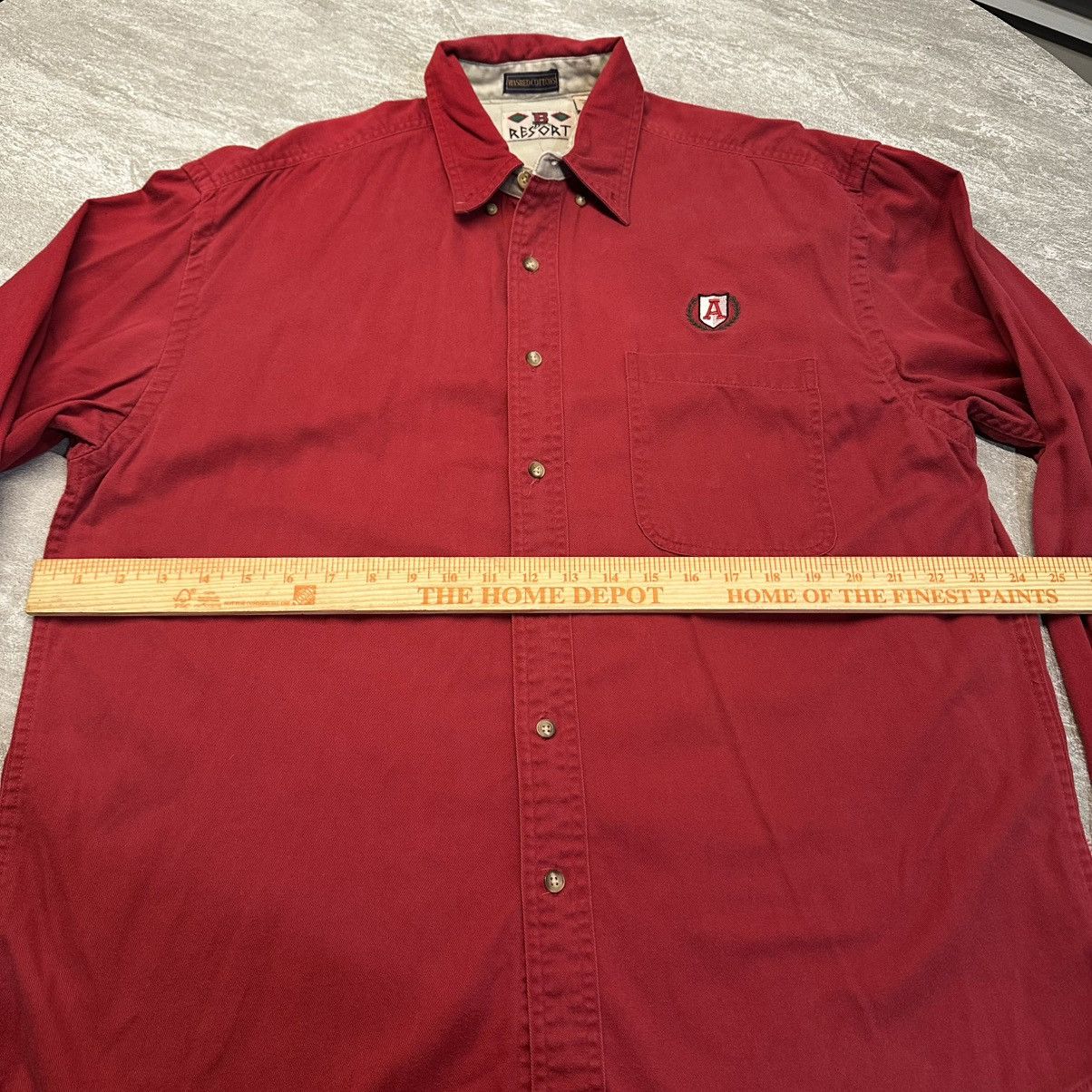 NCAA × Vintage Vintage Boa Resort Alabama Crimson Football Button Shirt Size US L / EU 52-54 / 3 - 4 Thumbnail