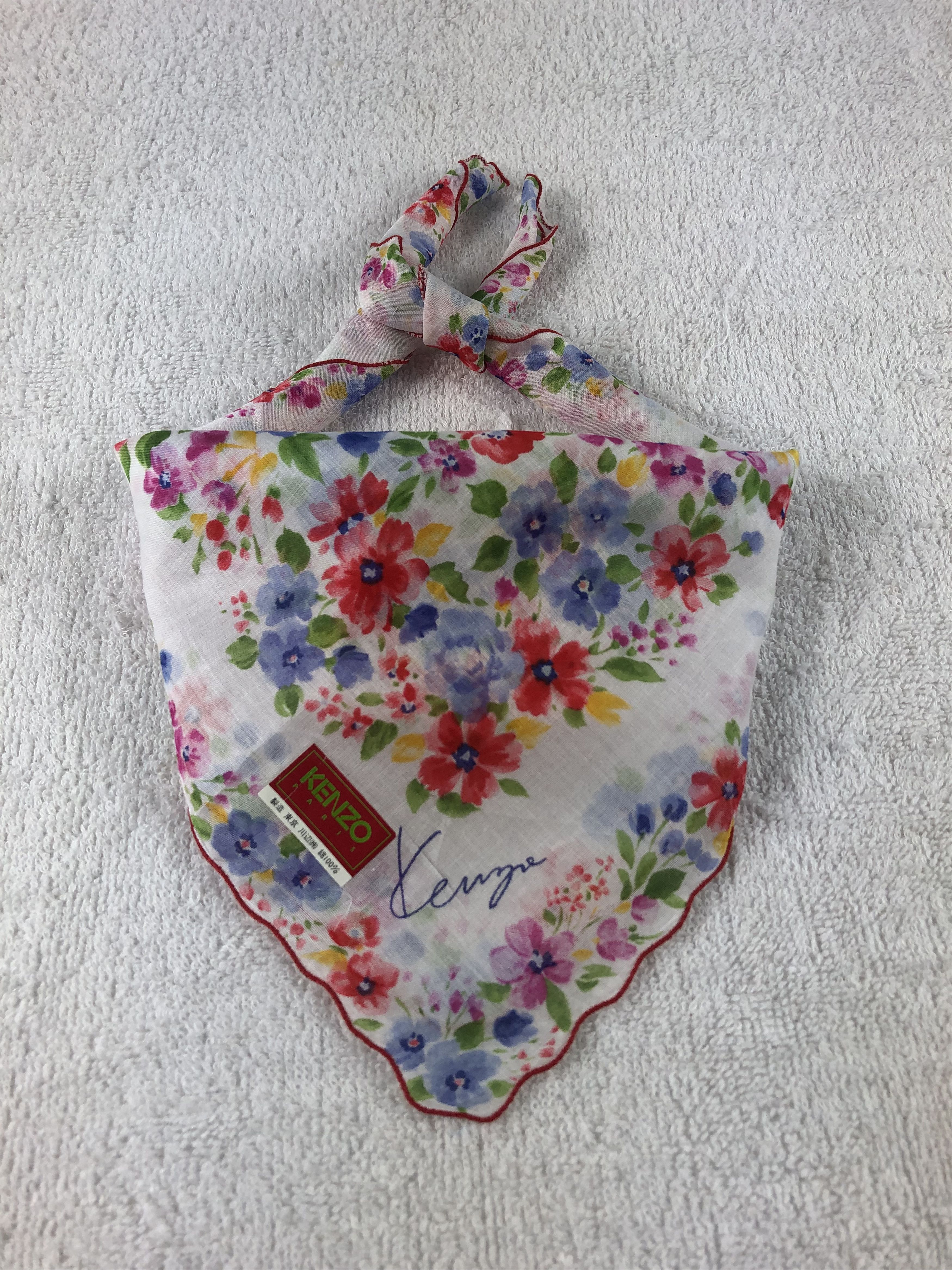 Kenzo × Vintage Kenzo Handkerchief / Bandana / Neckerchief Size ONE SIZE - 1 Thumbnail