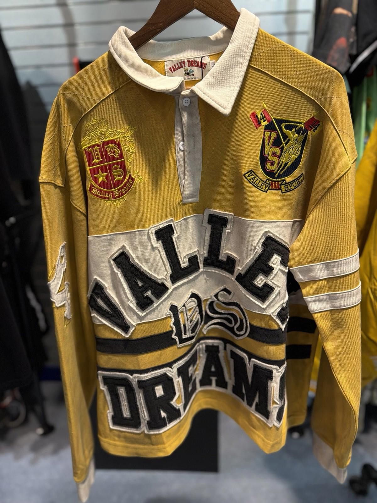 Vale Vale Forever Valley Dreams Rugby Long-Sleeve Tee Yellow (L) Size US L / EU 52-54 / 3 - 3 Thumbnail