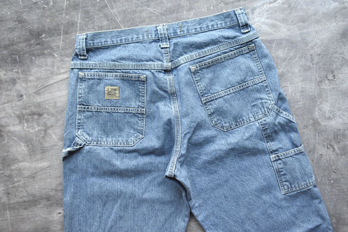 Vintage Vintage Y2K Lee Durgarees Carpenter Denim Jeans (33X32) Size US 33 - 4 Thumbnail