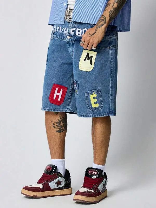 Japanese Brand Fumina x ishi Doule Waistband Y2k Shorts Jorts Denim Size US 32 / EU 48 - 5 Thumbnail