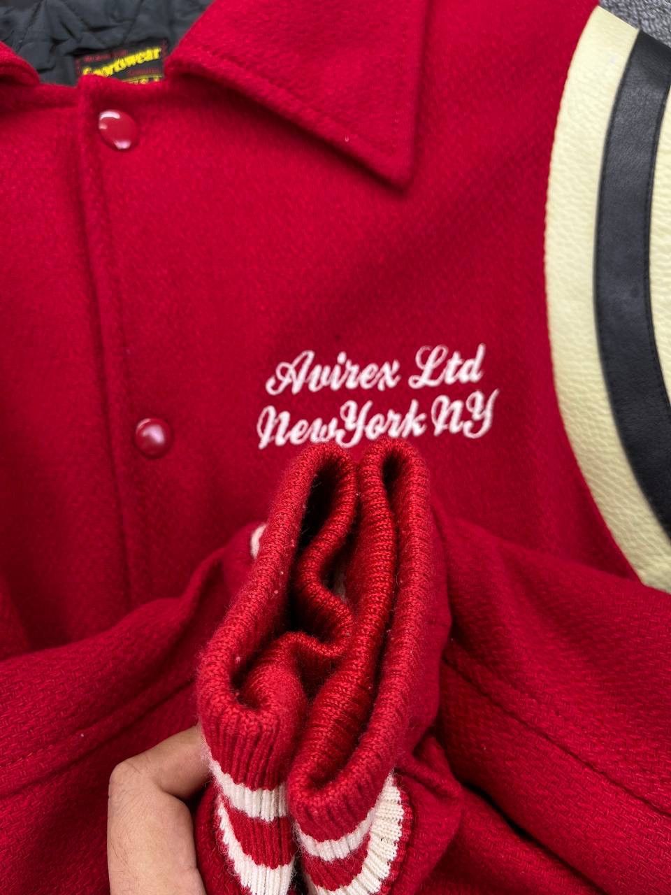 Avirex Vintage Avirex New York Wool Varsity Jacket Size US XL / EU 56 / 4 - 12 Thumbnail