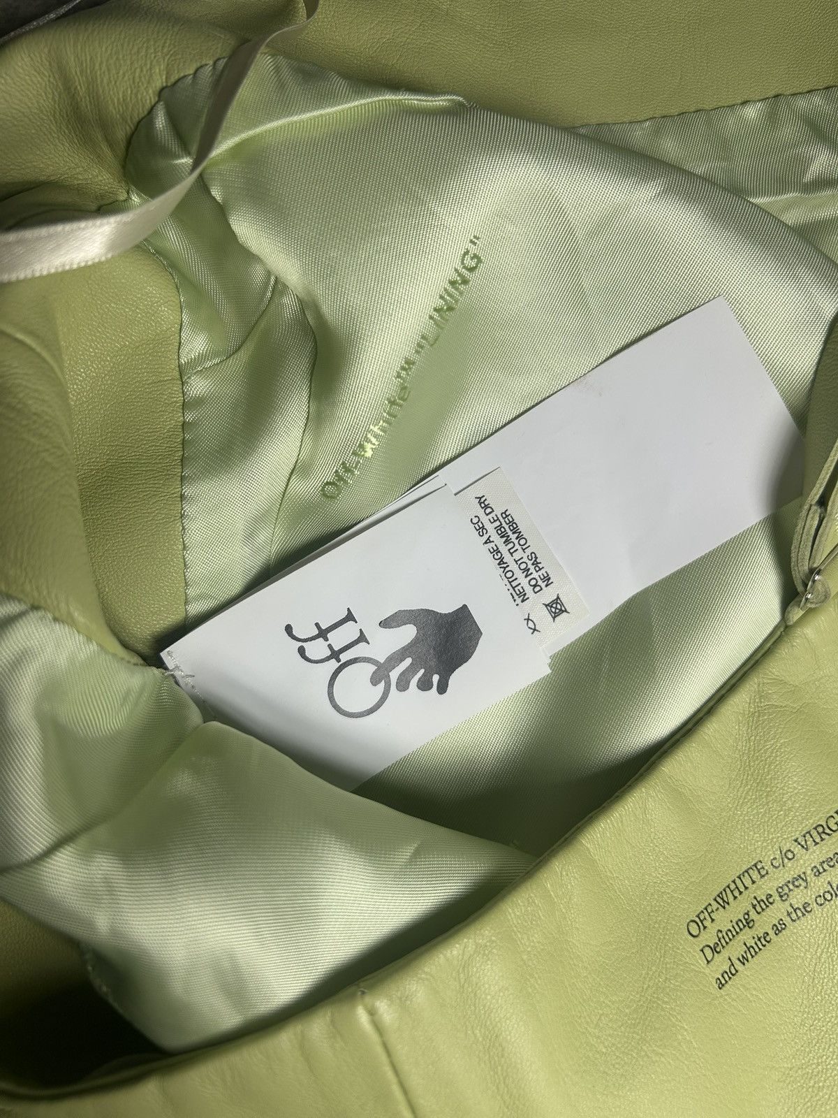Off-White Off White long leather dress Size S / US 4 / IT 40 - 8 Thumbnail