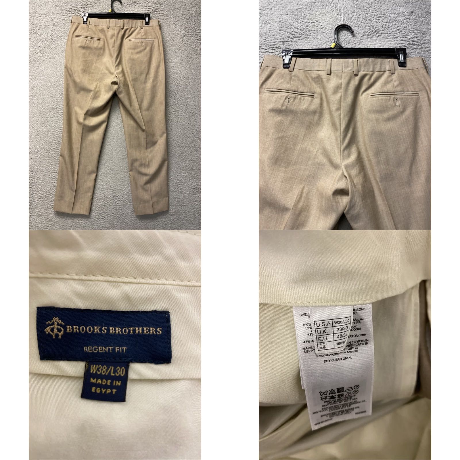 Brooks Brothers Brooks Brothers Dress Pants Mens 36x30 Sand Wool / 0903 Pants Regular Sand Mens 36x30 Dress Pants Brooks Brothers Men's Wool Sand 90s? Size US 36 / EU 52 - 8 Thumbnail