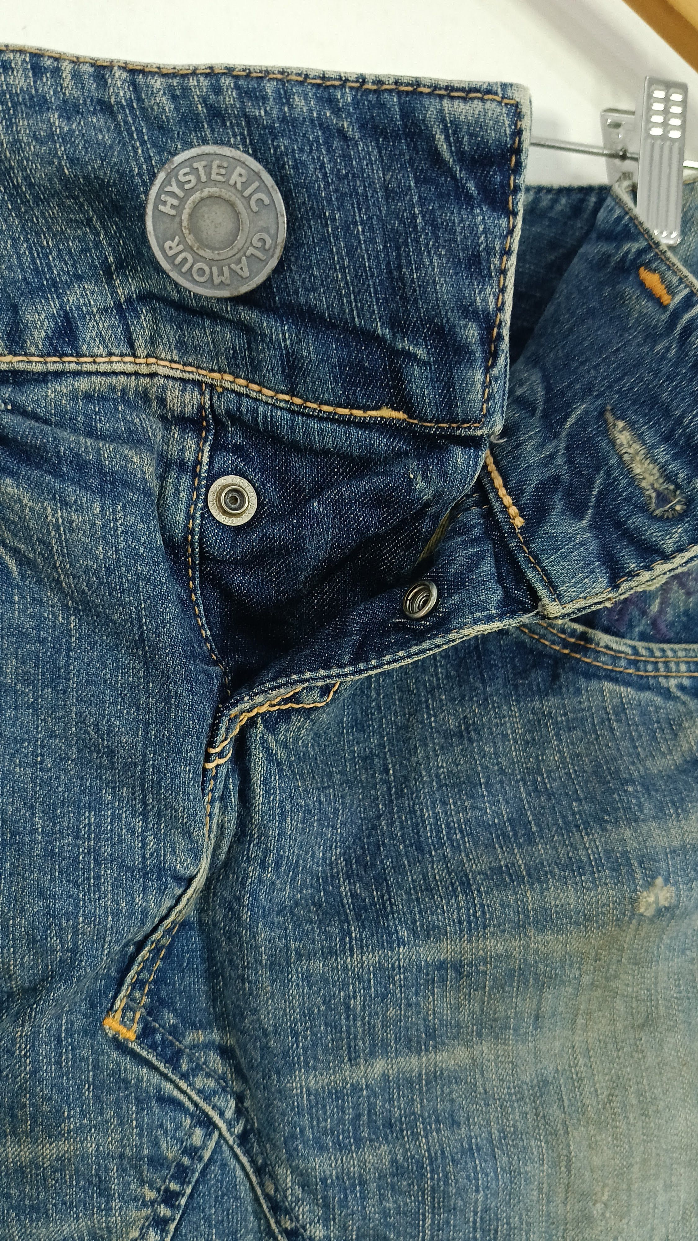 Hysteric Glamour Hysteric Glamour Japan denim patched short skirt small VTG Size 27" / US 4 / IT 40 - 10 Thumbnail