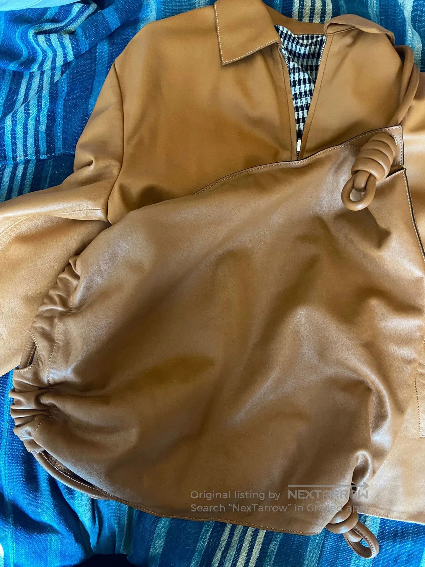 Loewe fashionable leather shoulder backpack. Size ONE SIZE - 6 Thumbnail