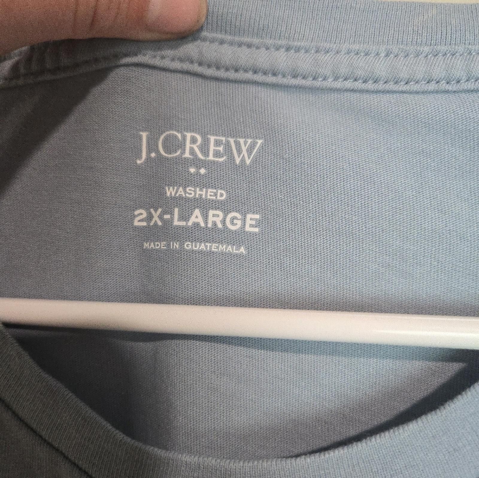 J.Crew J Crew Cotton Washed Jersey Tee Size US XXL / EU 58 / 5 - 2 Thumbnail