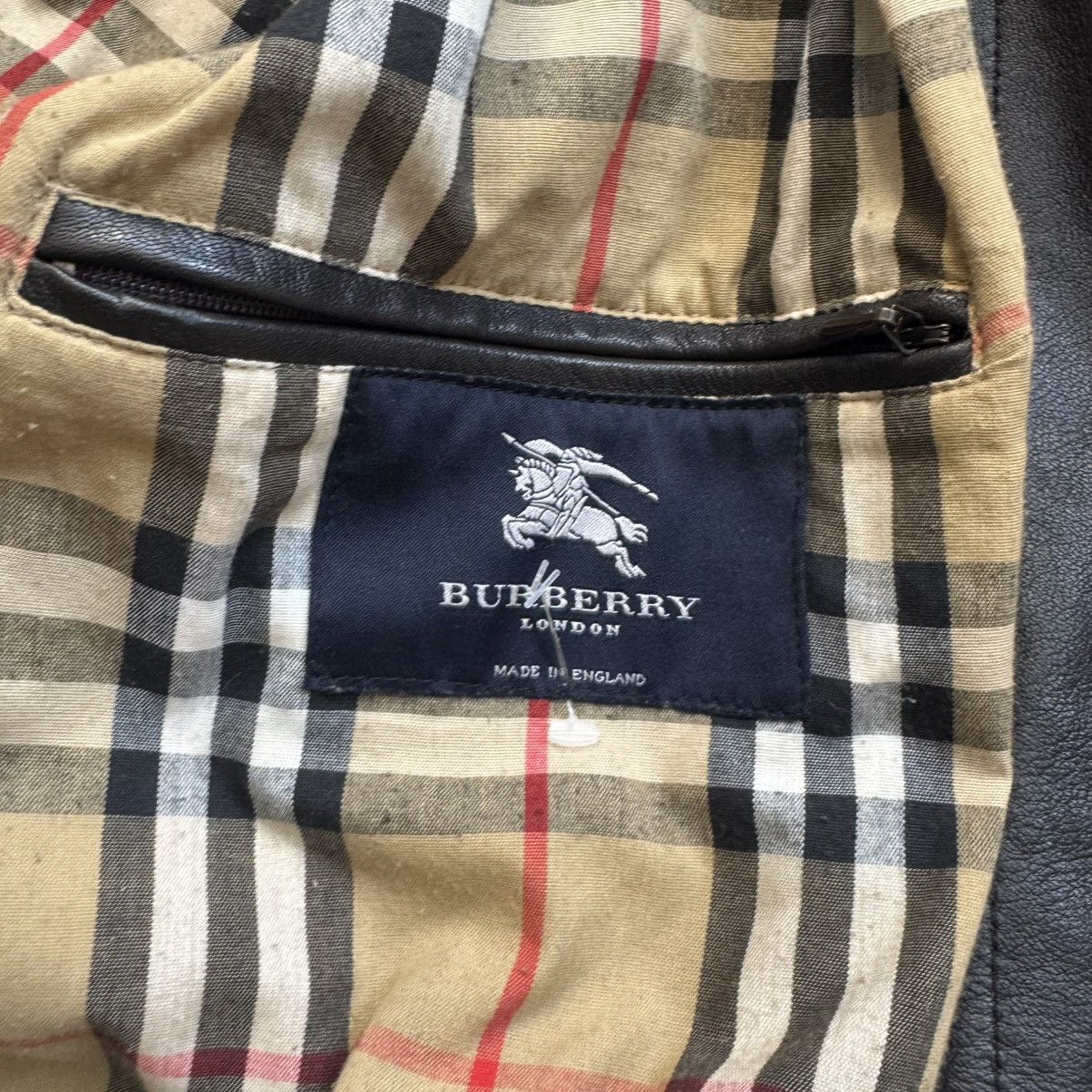 Burberry *SAMPLE* 80S BURBERRY LEATHER COAT VINTAGE Size US L / EU 52-54 / 3 - 7 Thumbnail