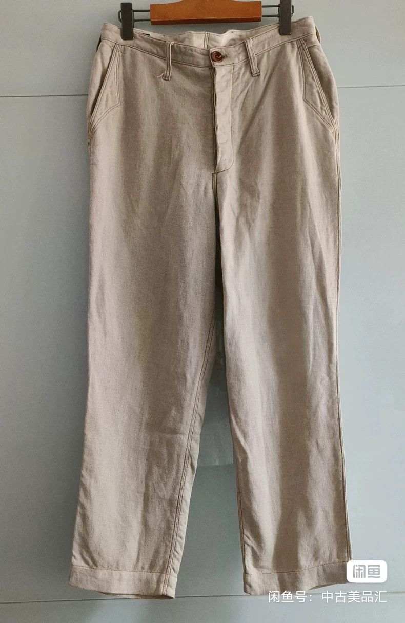 Freewheelers Freewheelers Vintage natural white high-grade cotton linen Size US 32 / EU 48 - 1 Thumbnail