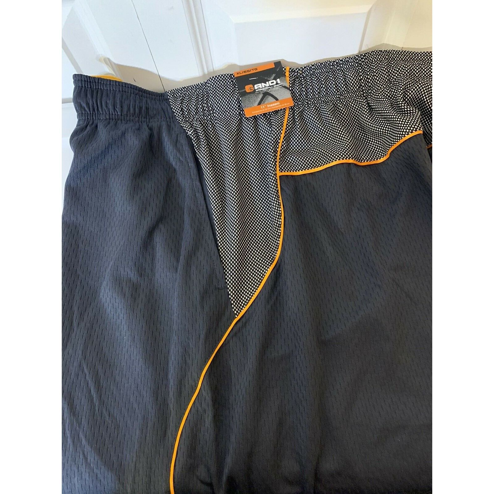 Unkwn NEW AND1 Men's Sz XL Long Mesh Basketball Shorts Gray NWT | Grailed