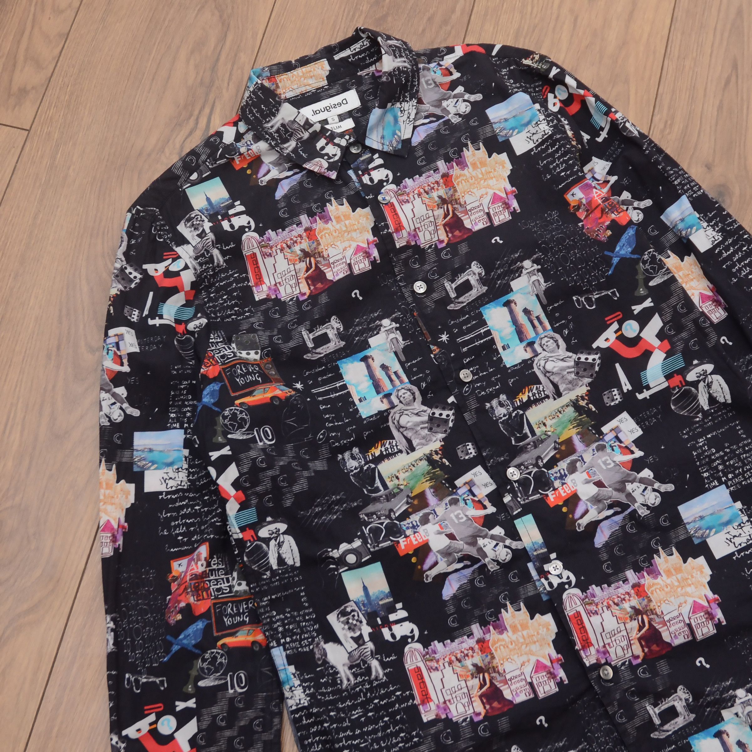 Desigual Desigual Shirt S Slim Abstract Multicolor Forever Young Y2K Size US S / EU 44-46 / 1 - 7 Thumbnail