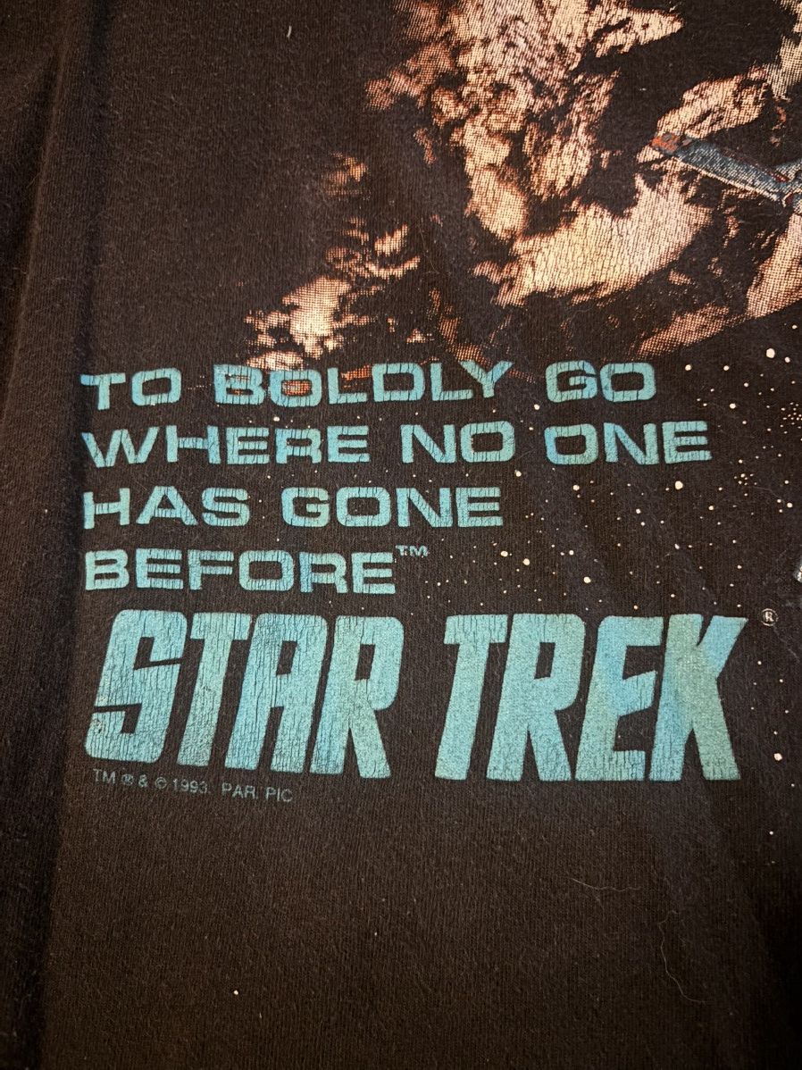 Vintage Vintage 1993 Star Trek Tshirt Size US L / EU 52-54 / 3 - 2 Thumbnail