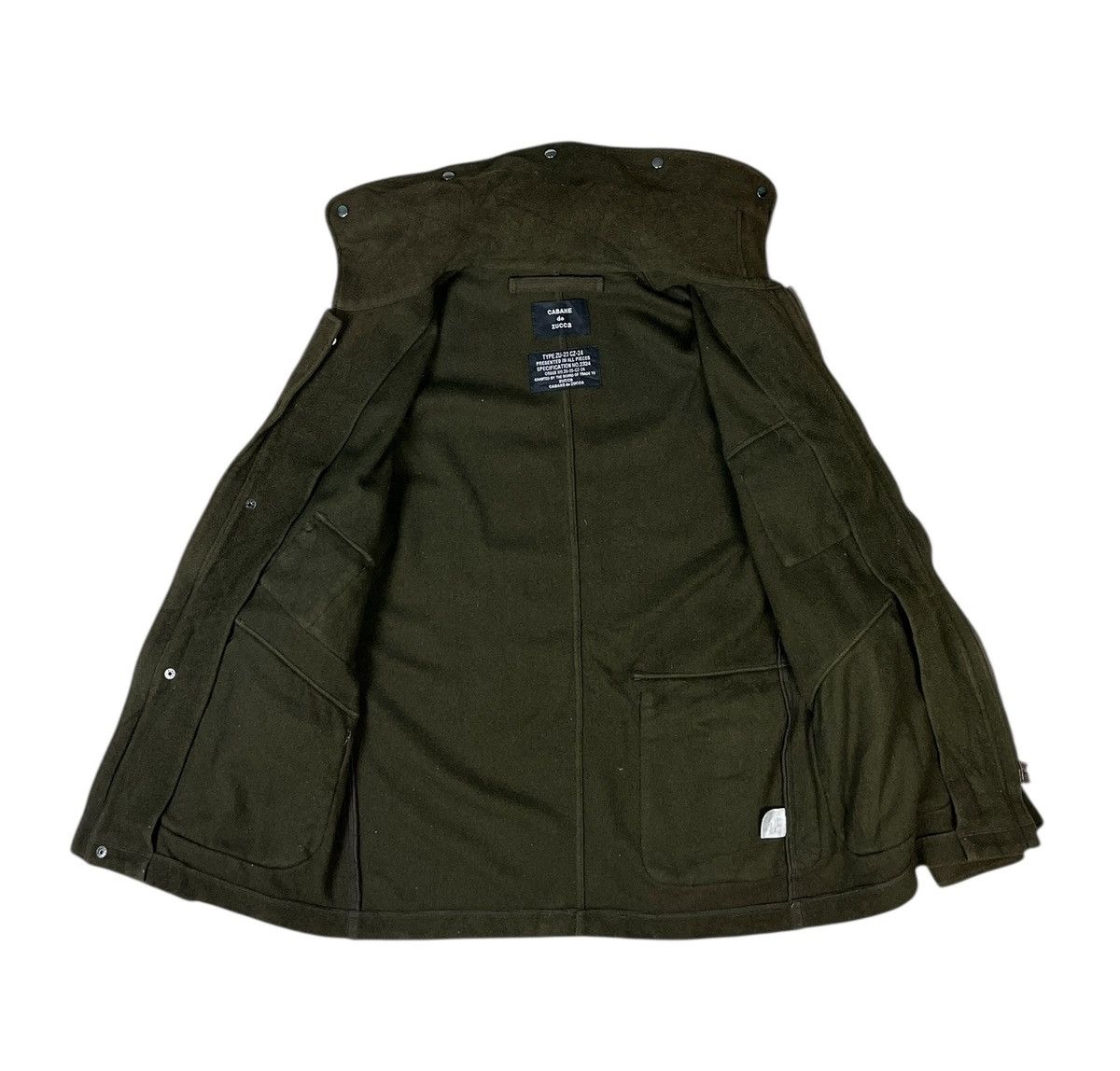 CABANE de ZUCCa × Zucca Cabane de Zucca Utility Military Wool Jacket Type ZU-23 CZ24 Size US M / EU 48-50 / 2 - 15 Thumbnail