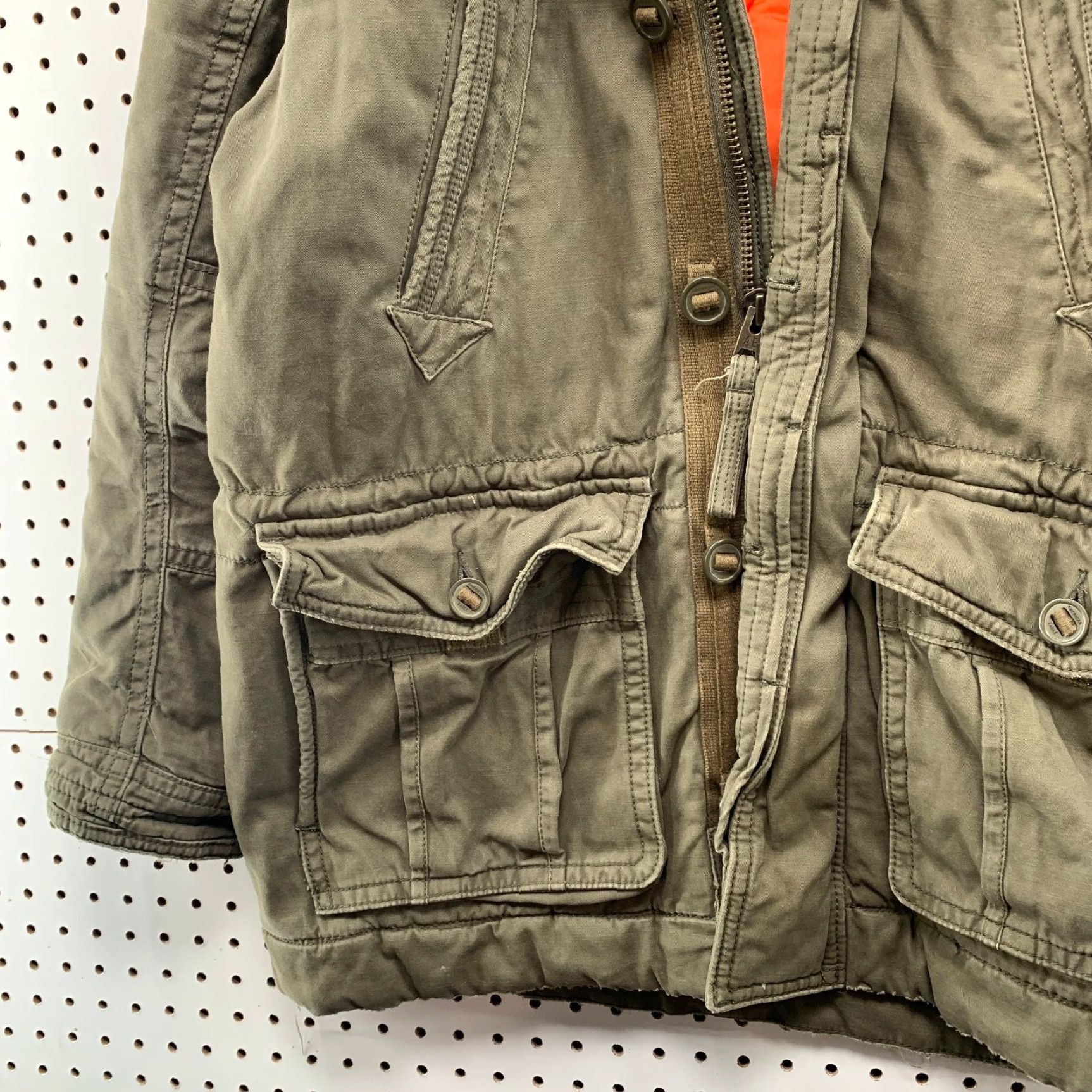 American Eagle Outfitters VINTAGE American Eagle Military Coat Mens L Green Faux Fur Heavyweight Army Field Coat Mens L Green Military Heavyweight Faux Fur War Era Size US L / EU 52-54 / 3 - 6 Thumbnail