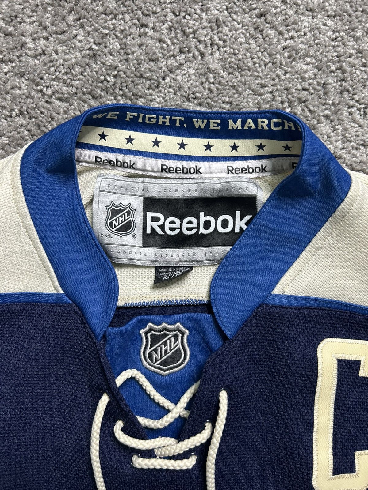 NHL × Reebok × Vintage Vintage Reebok NHL Columbus Blue Jackets Nash Hockey Jersey Size US M / EU 48-50 / 2 - 6 Thumbnail