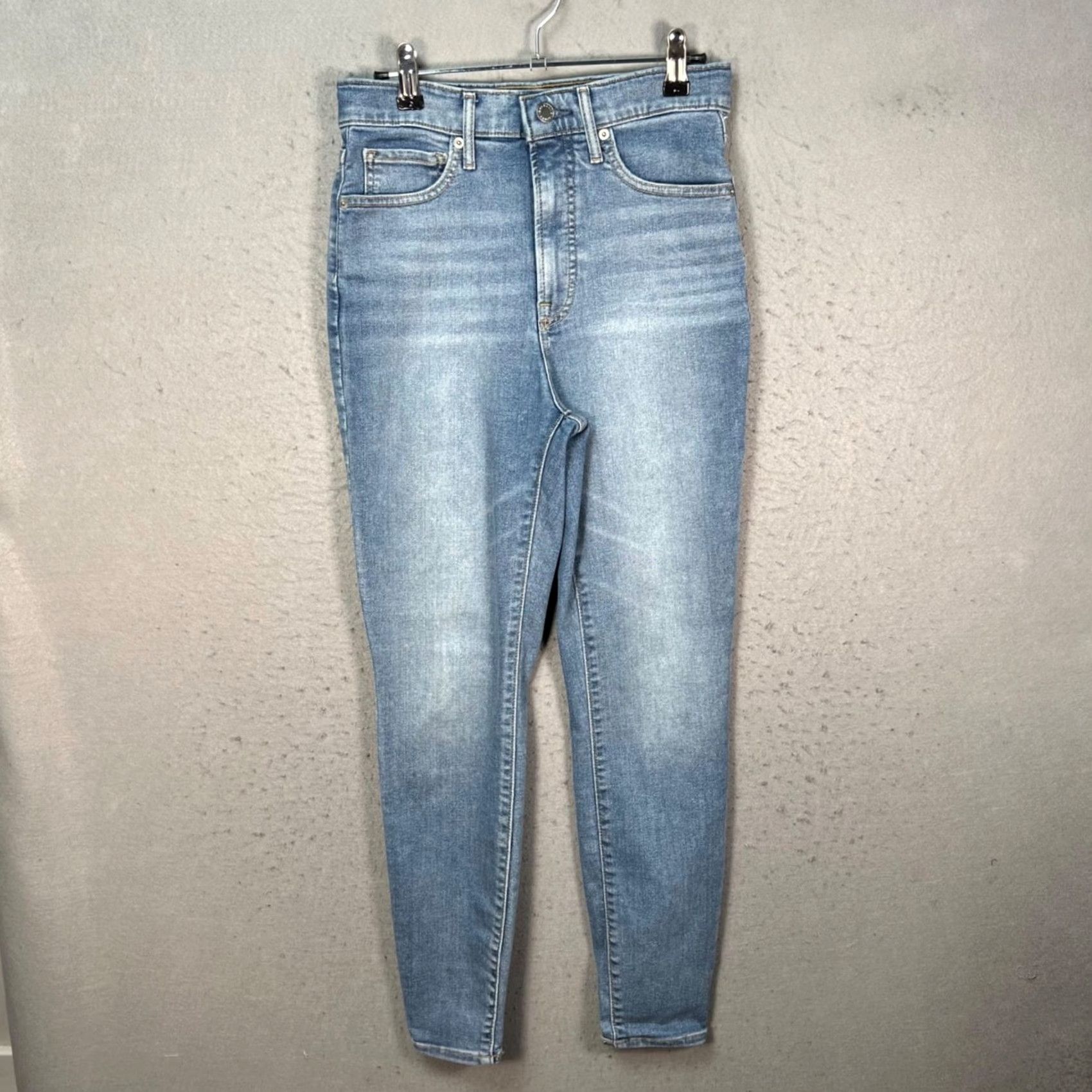 Everlane Everlane Womens Size 28 The Way High Skinny Jeans Organic Denim Blue Cotton Blend Denim Stretch 5-Pocket Womens Jeans Boys Womens 28? Size 28" / US 6 / IT 42 - 2 Thumbnail